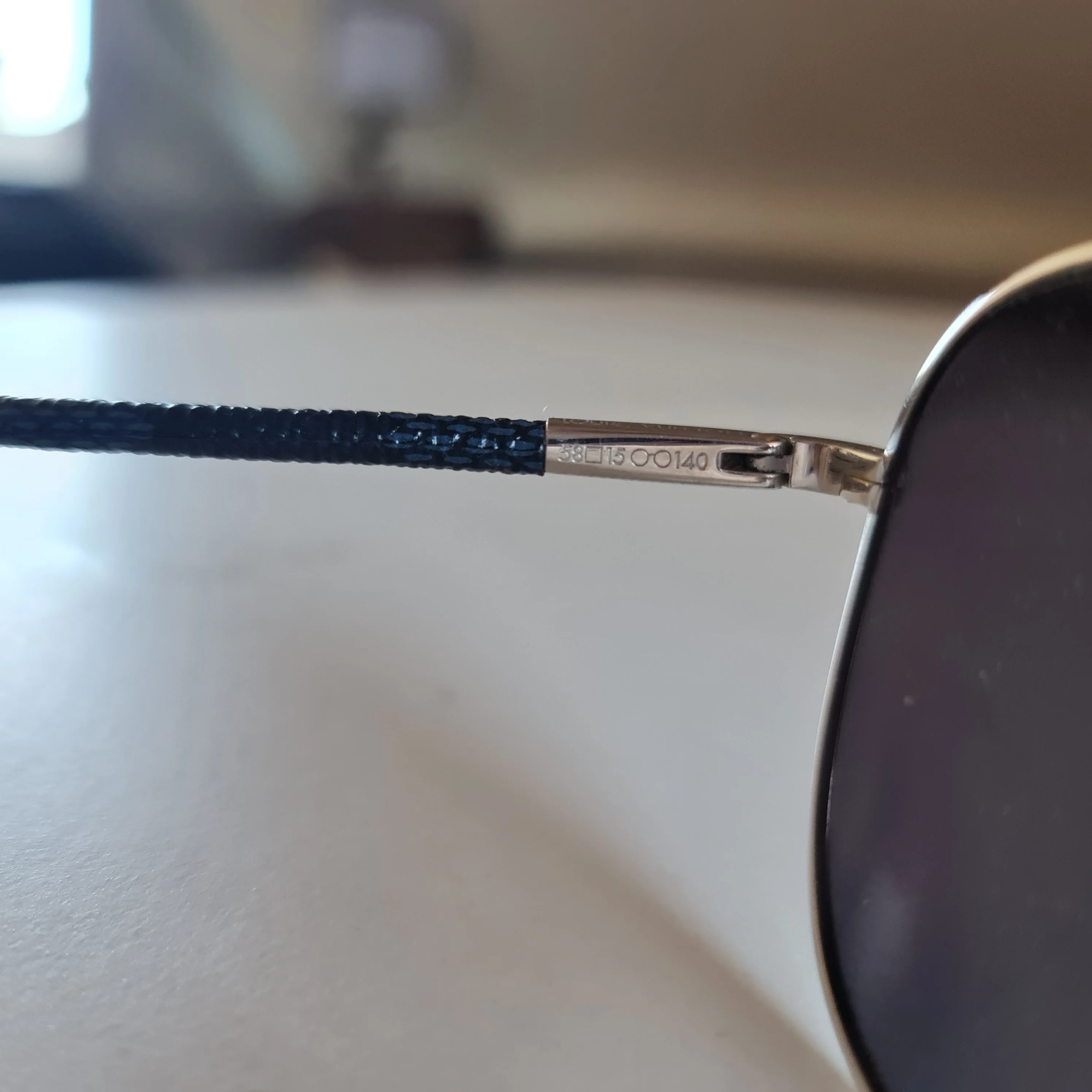 Louis Vuitton Blue Lense Conspiration Pilote Sunglasses - Image 7