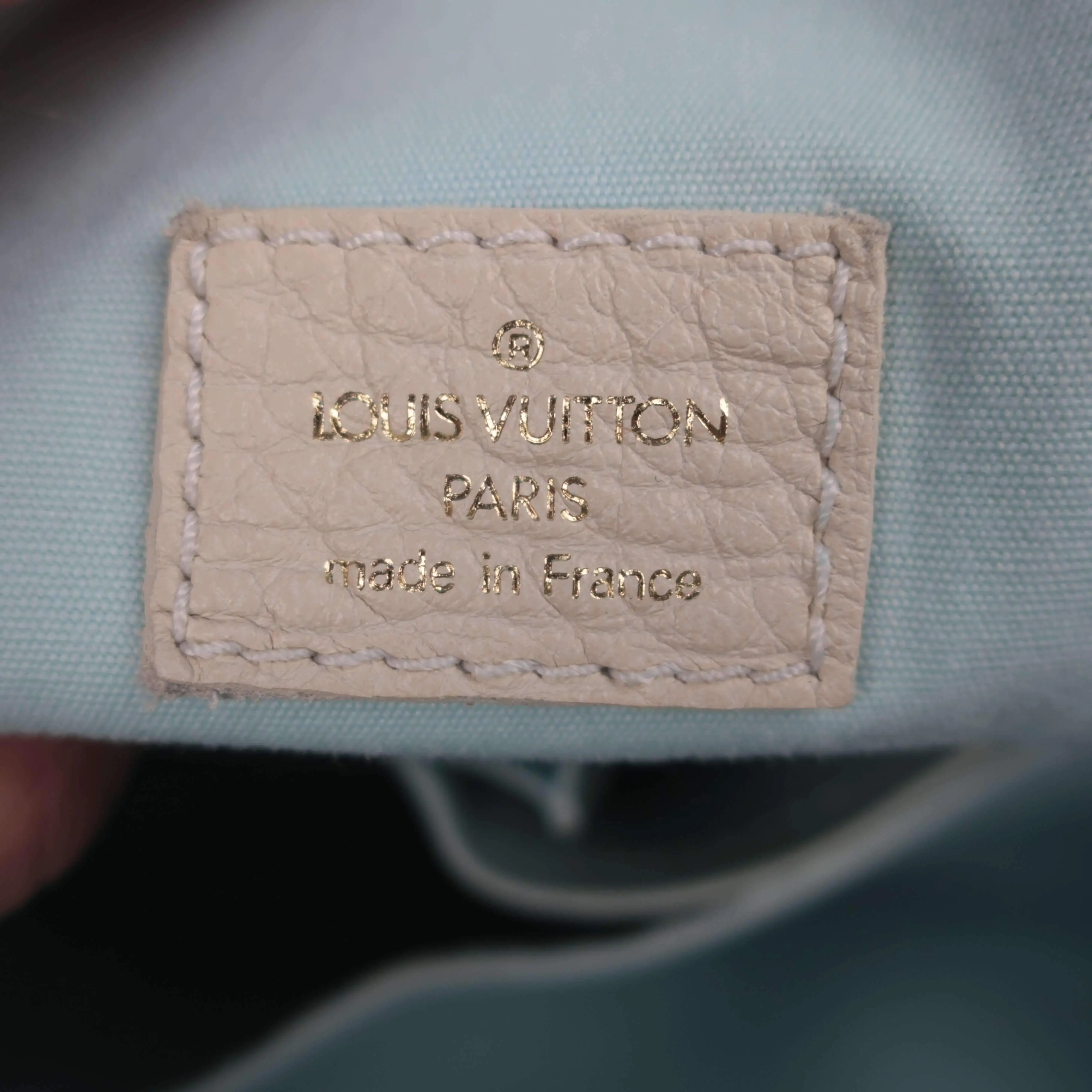 Louis Vuitton Blue Monogram Mini Lin Diaper Bag with diaper board - Image 28