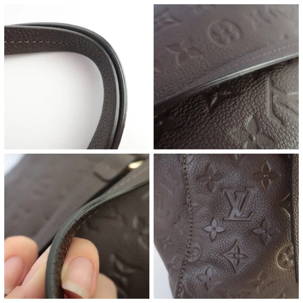 Louis Vuitton Brown Terre Monogram Empreinte Lumineuse PM Bag - Image 10