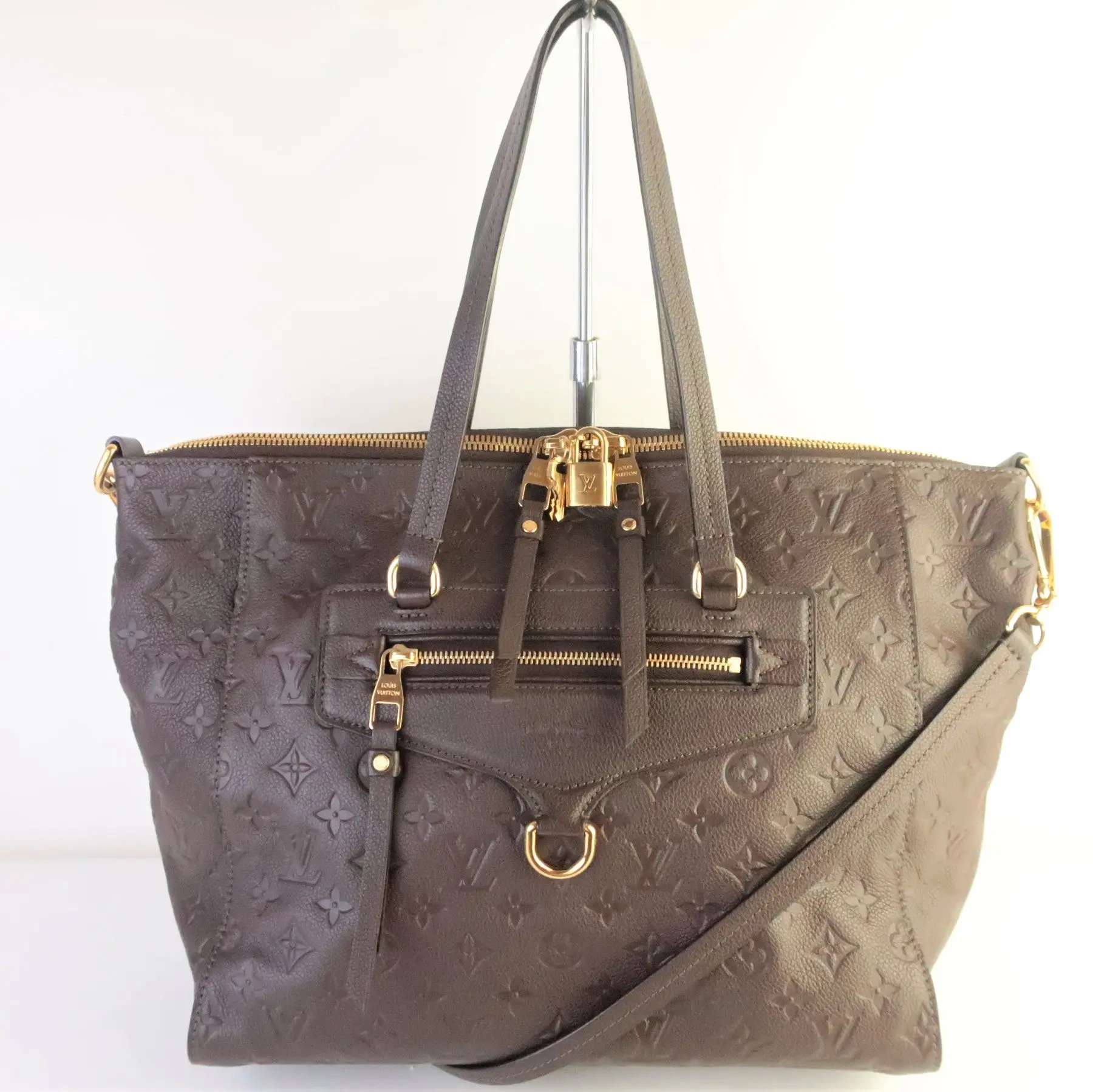Louis Vuitton Brown Terre Monogram Empreinte Lumineuse PM Bag - Image 2
