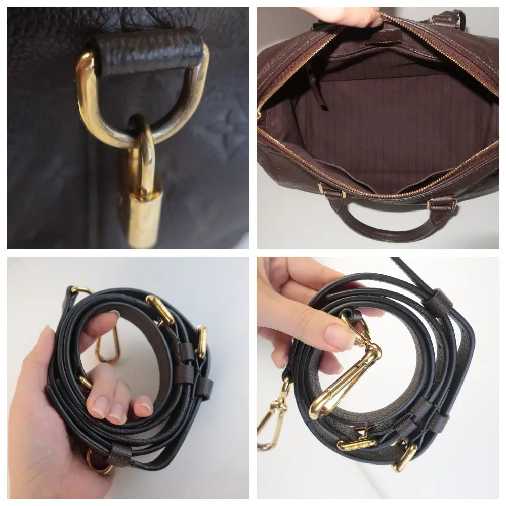 Louis Vuitton Brown Speedy Bandouliere 30 Crossbody Bag - Image 10