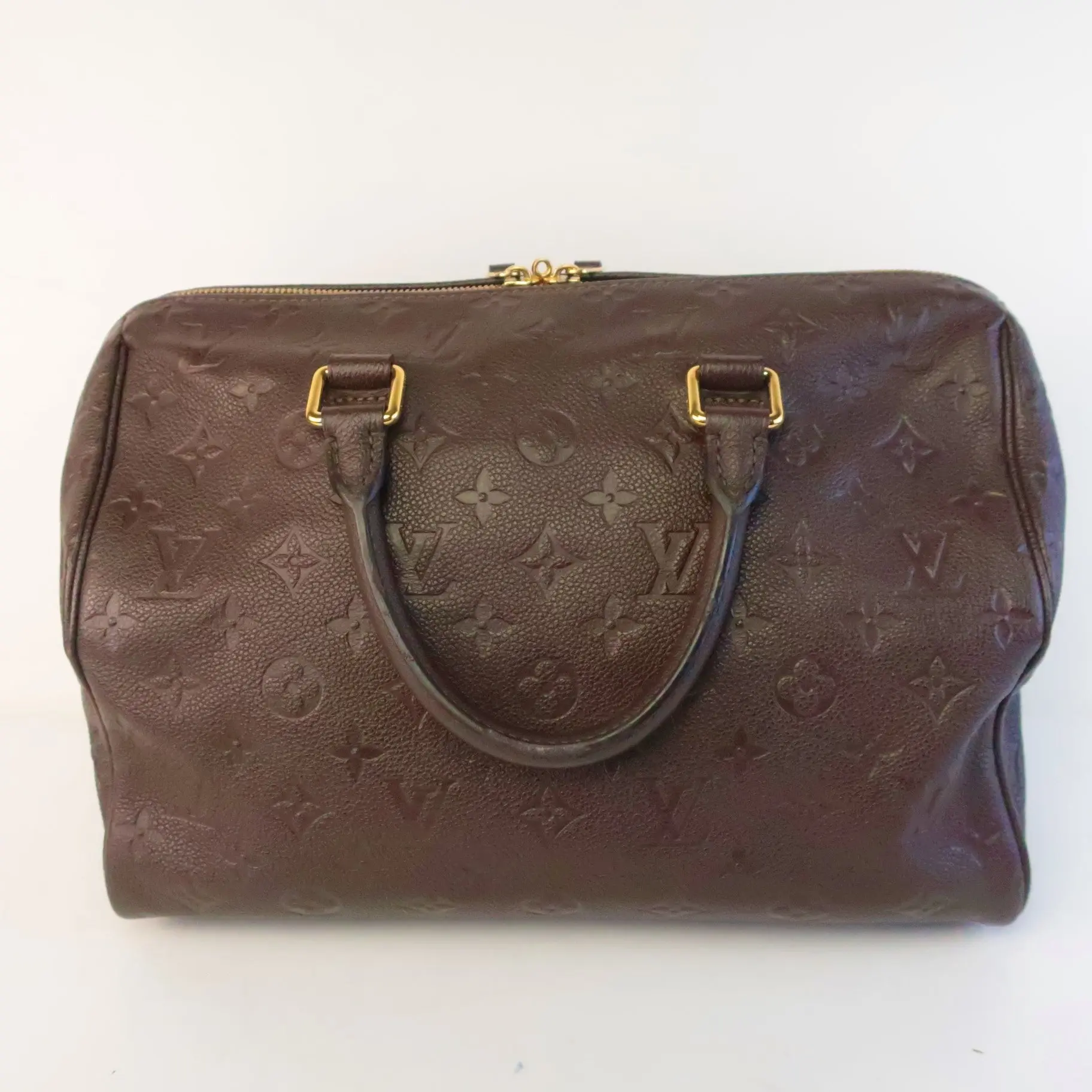 Louis Vuitton Brown Speedy Bandouliere 30 Crossbody Bag - Image 4