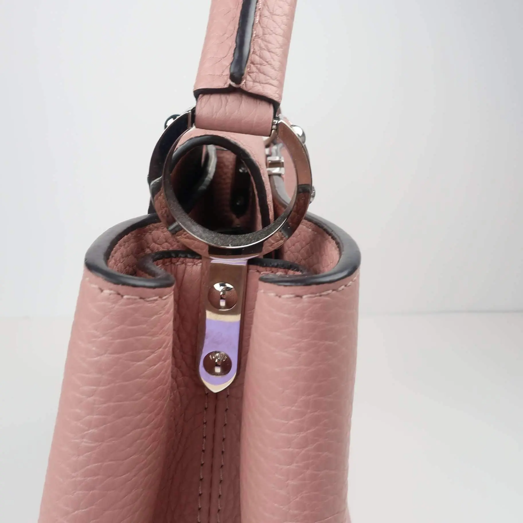 Louis Vuitton Magnolia Pink Taurillion Capucines MM Bag - Image 12