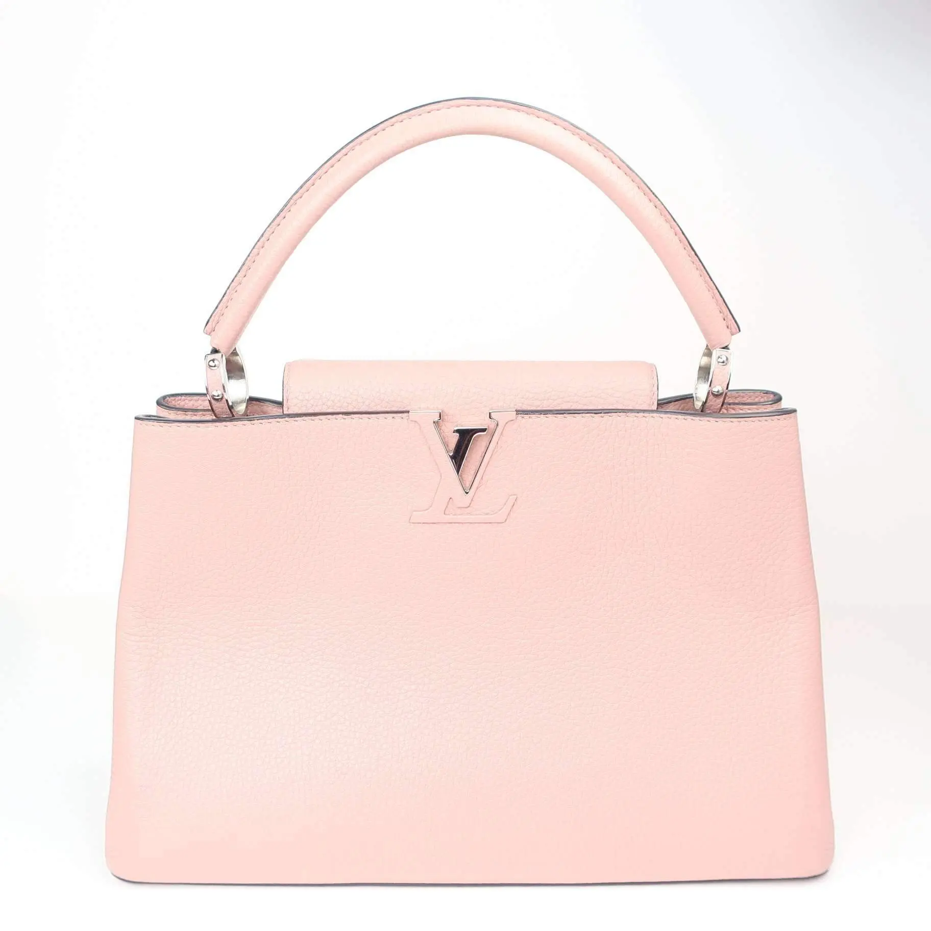 Louis Vuitton Magnolia Pink Taurillion Capucines MM Bag - Image 2