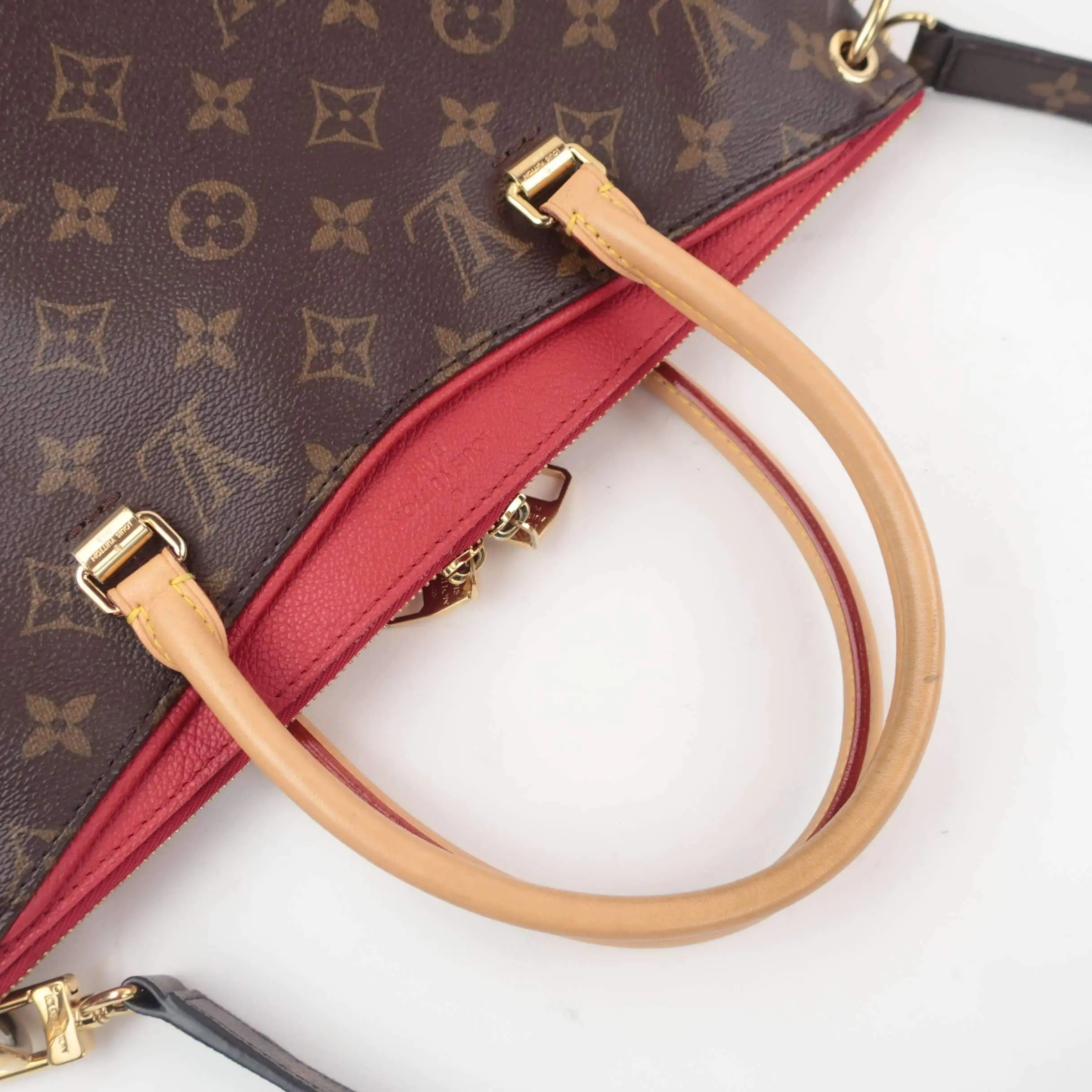 Louis Vuitton Cerise Monogram Canvas Pallas MM Bag - Image 12