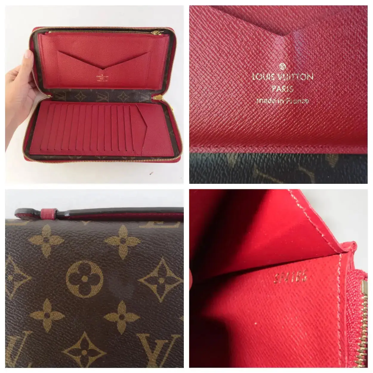 Louis Vuitton Cerise Red Retiro Daily Organizer (726) - Image 9
