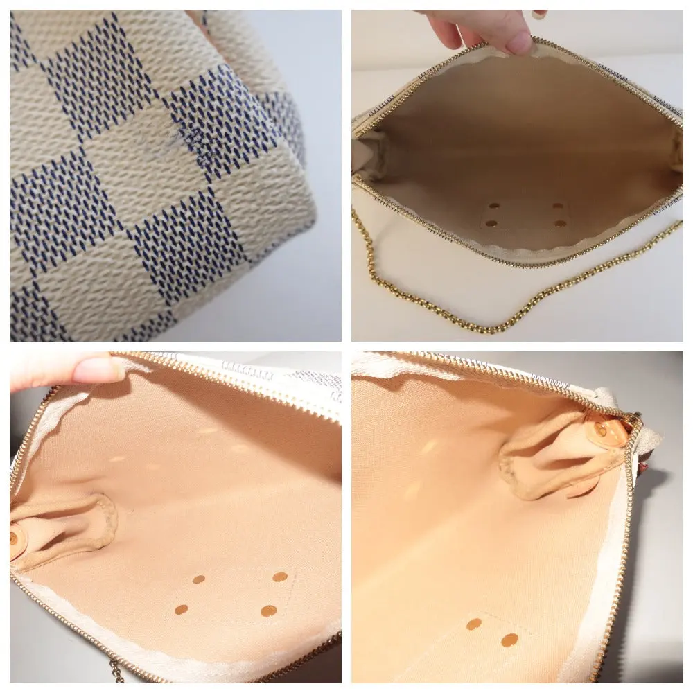Louis Vuitton Damier Azur Canvas Eva Crossbody Bag - Image 12