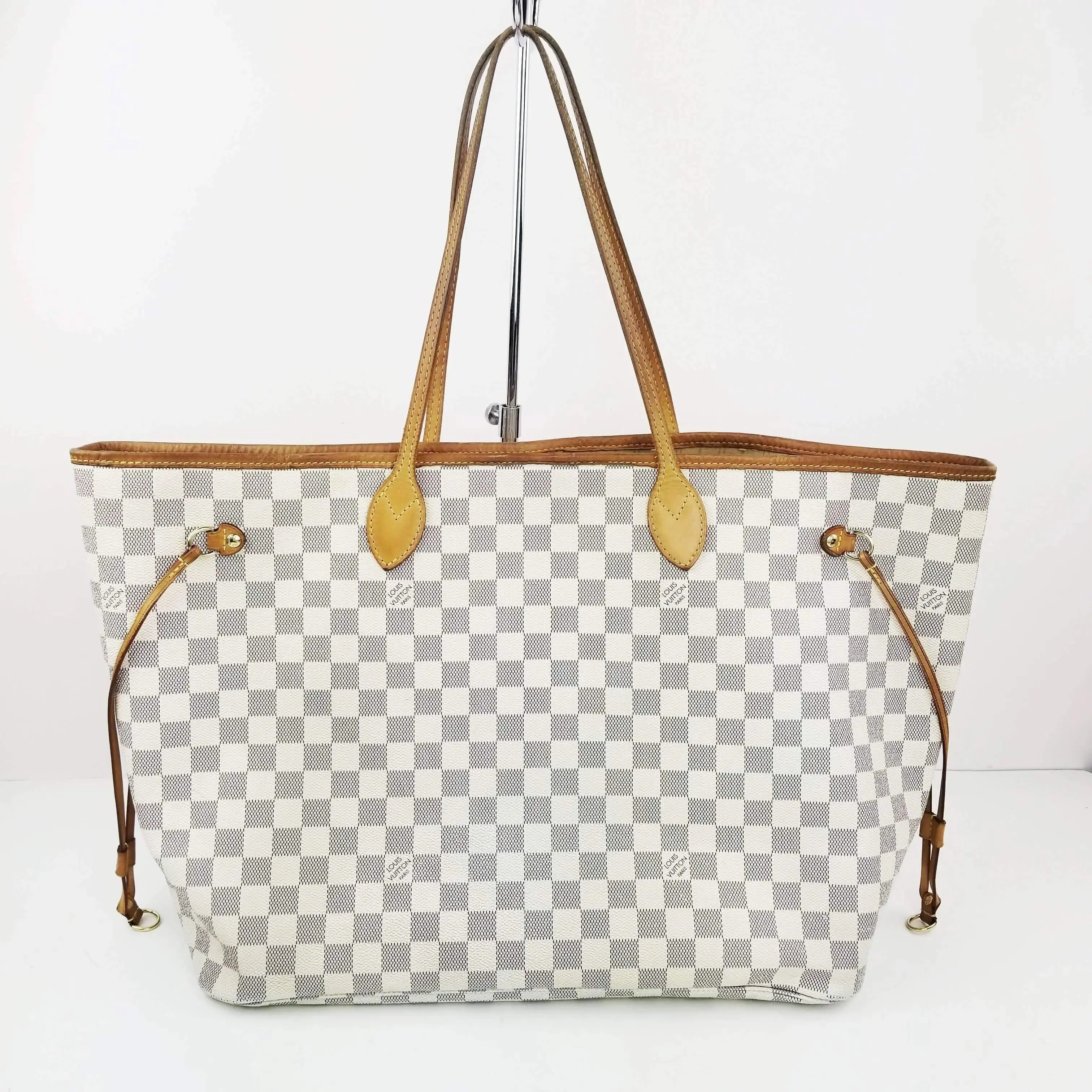 Louis Vuitton Damier Azur Canvas Neverfull GM Bag - Image 2