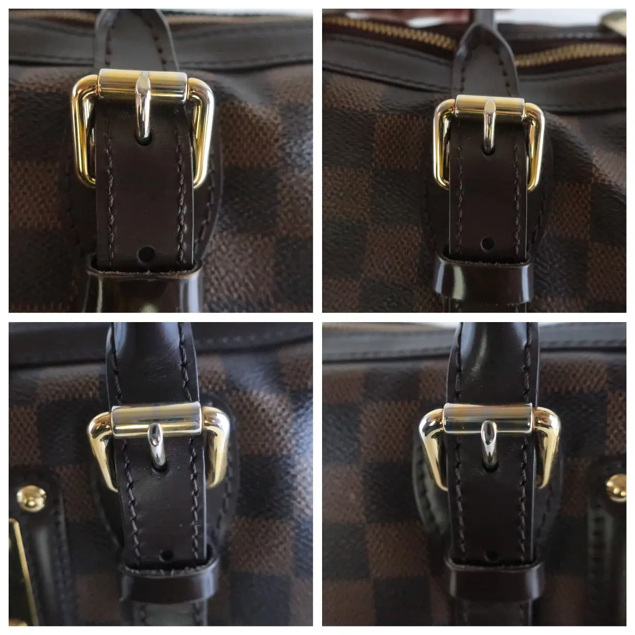 Louis Vuitton Damier Ebene Canvas Berkeley Handbag - Image 9