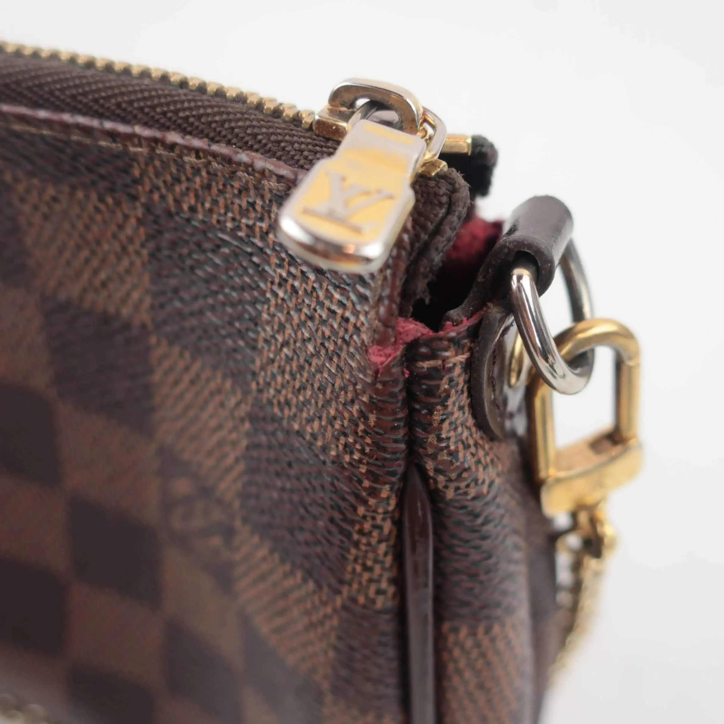 Louis Vuitton Damier Ebene Canvas Eva Clutch Bag - Image 14