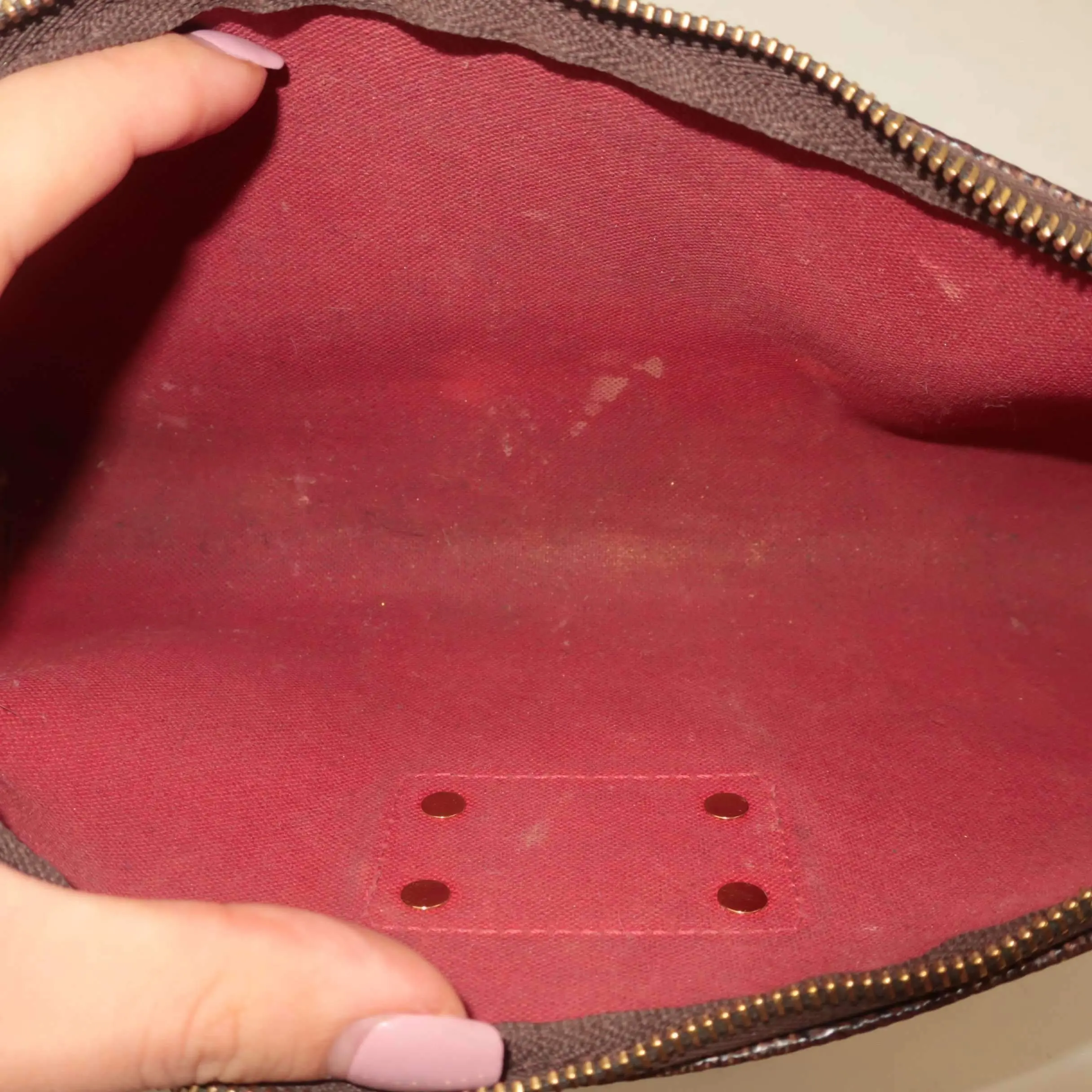 Louis Vuitton Damier Ebene Canvas Eva Clutch Bag - Image 59