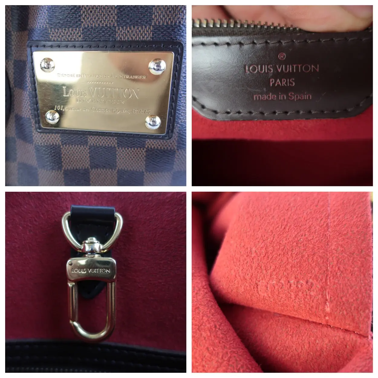 Louis Vuitton Damier Ebene Hampstead MM Shoulder bag (617) - Image 8