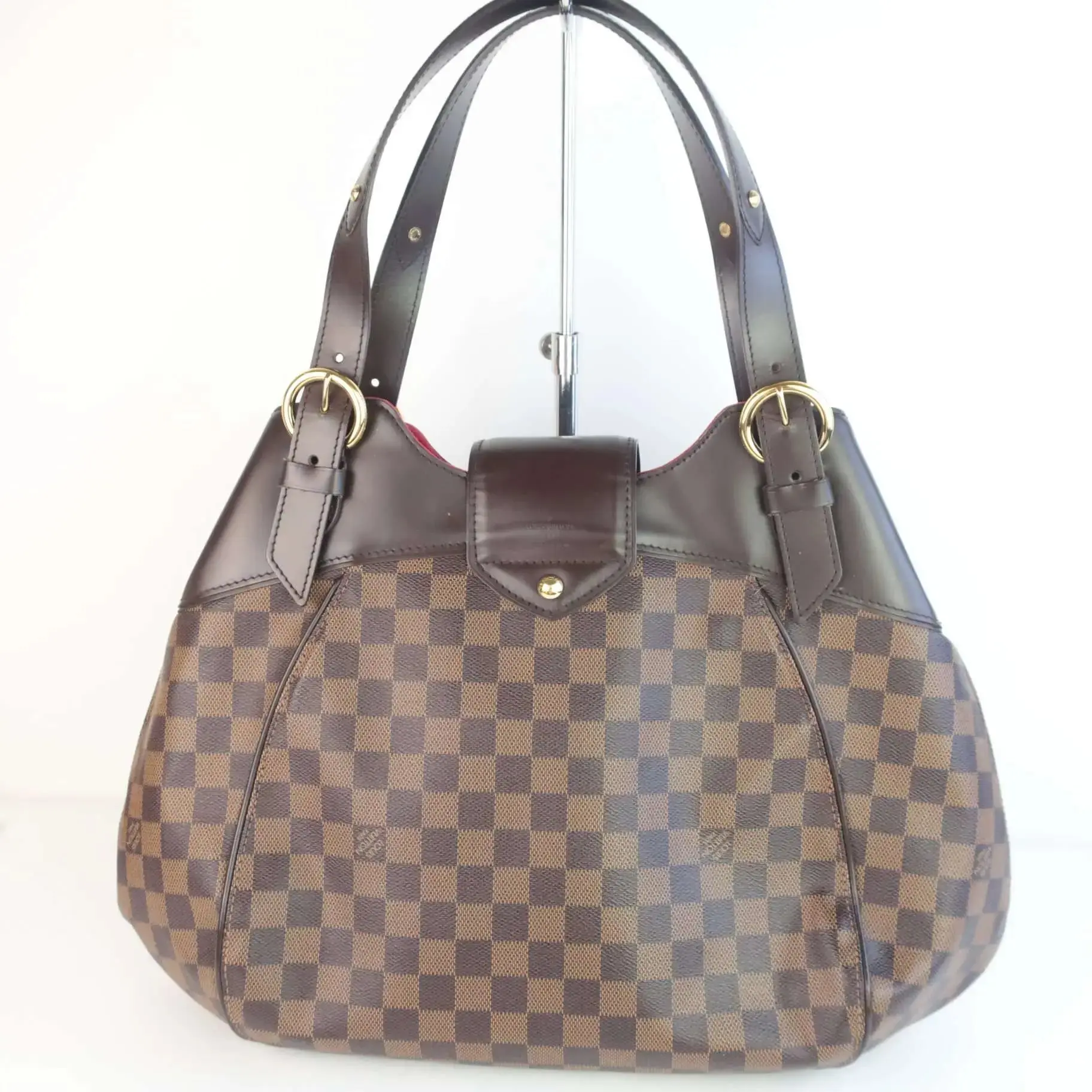 Louis Vuitton Damier Ebene Sistina GM Bag - Image 4