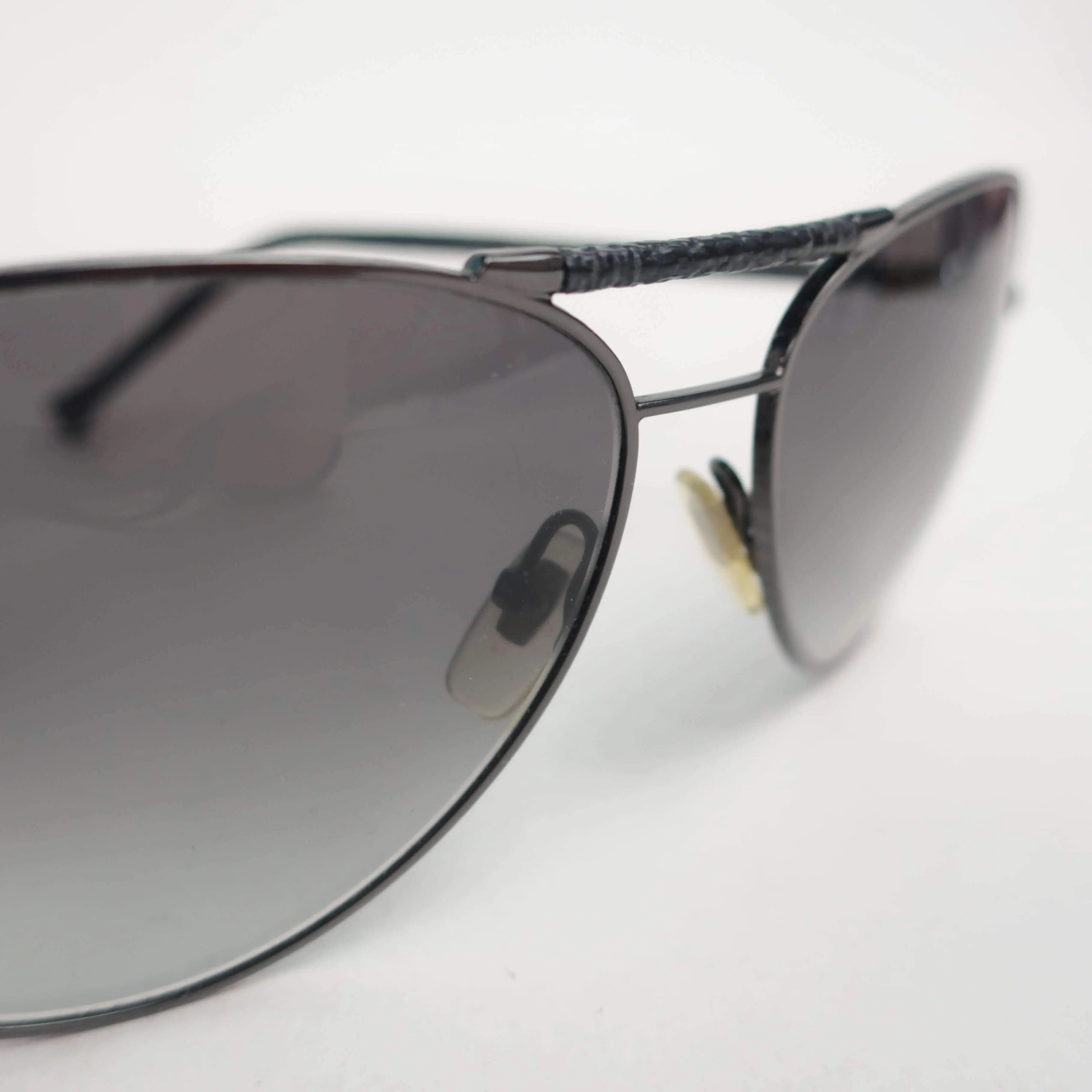 Louis Vuitton Damier Graphite Gunmetal Conspiration Pilote Sunglasses - Image 13