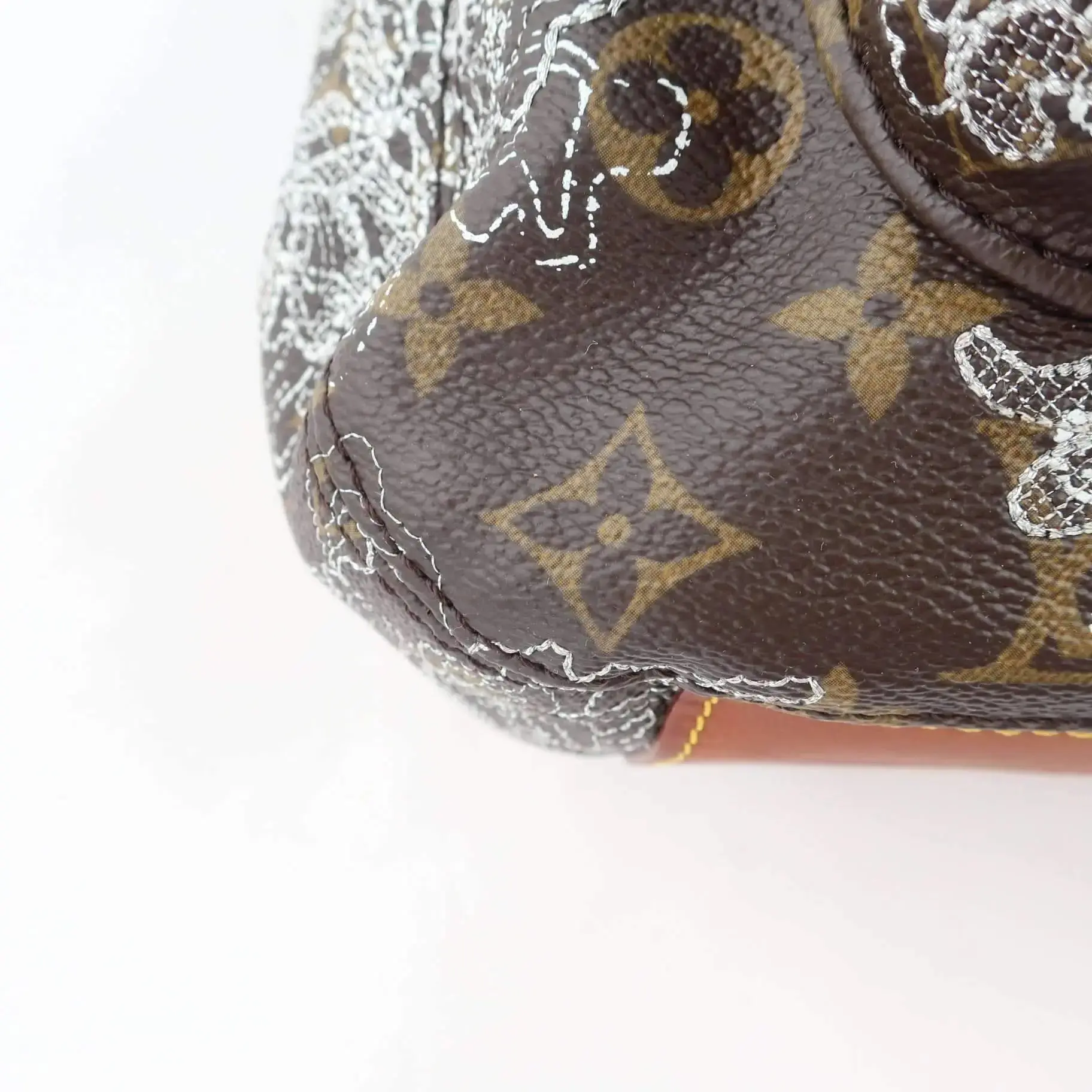 Louis Vuitton Fersen Dentellle Silver Monogram bag - Image 15