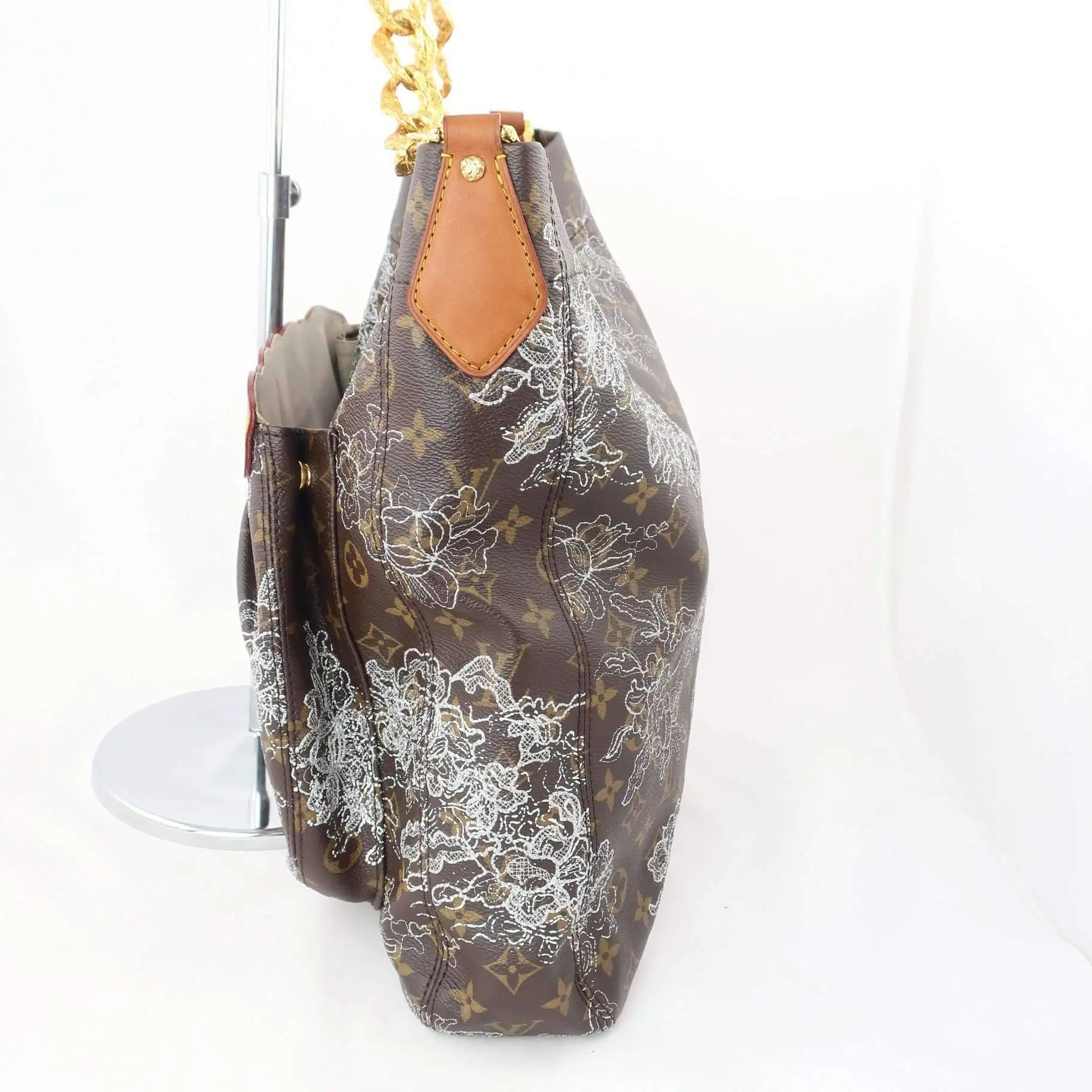 Louis Vuitton Fersen Dentellle Silver Monogram bag - Image 38