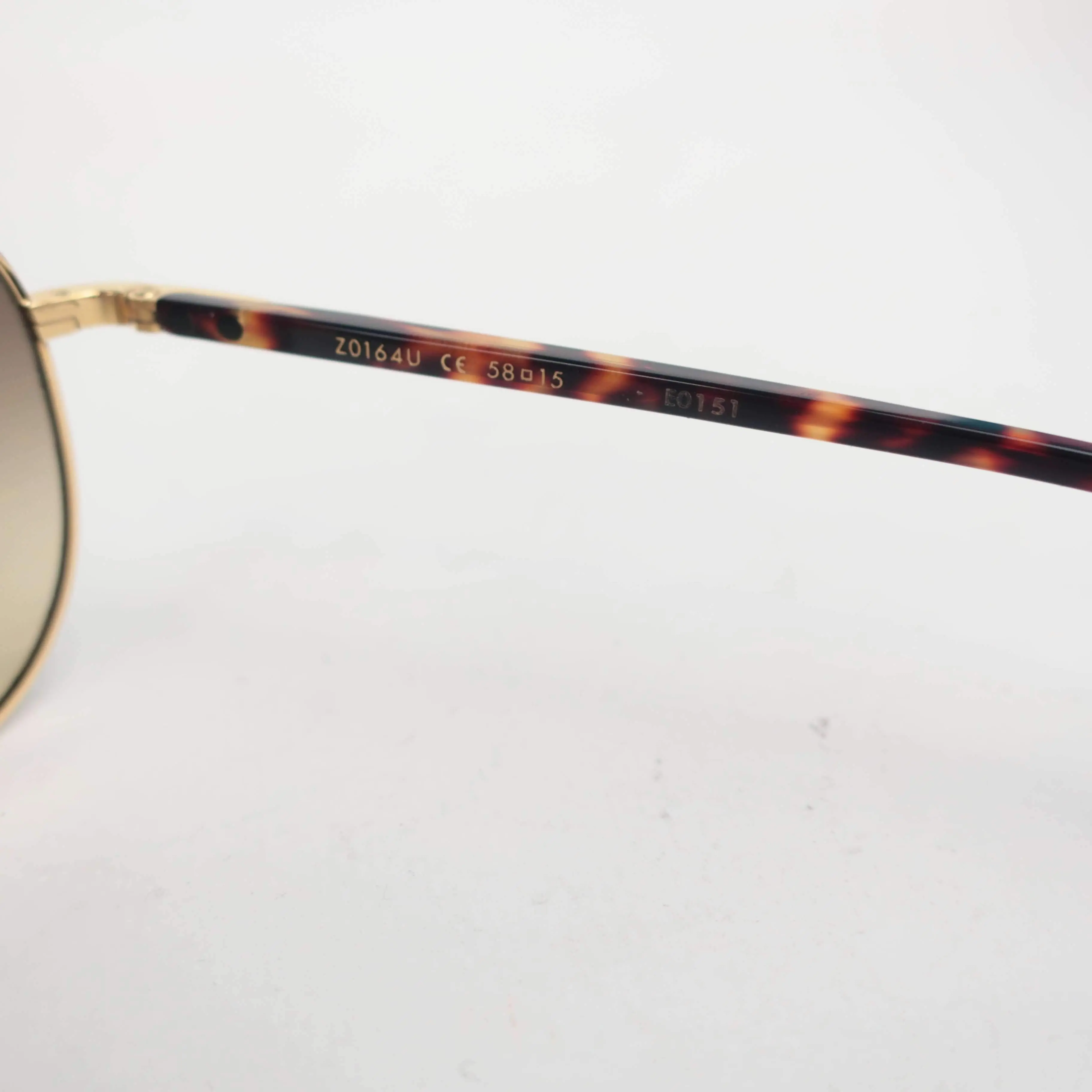 Louis Vuitton Goldtone Metal Frame Monogram Conspiration Pilote Sunglasses-Z0164U - Image 11