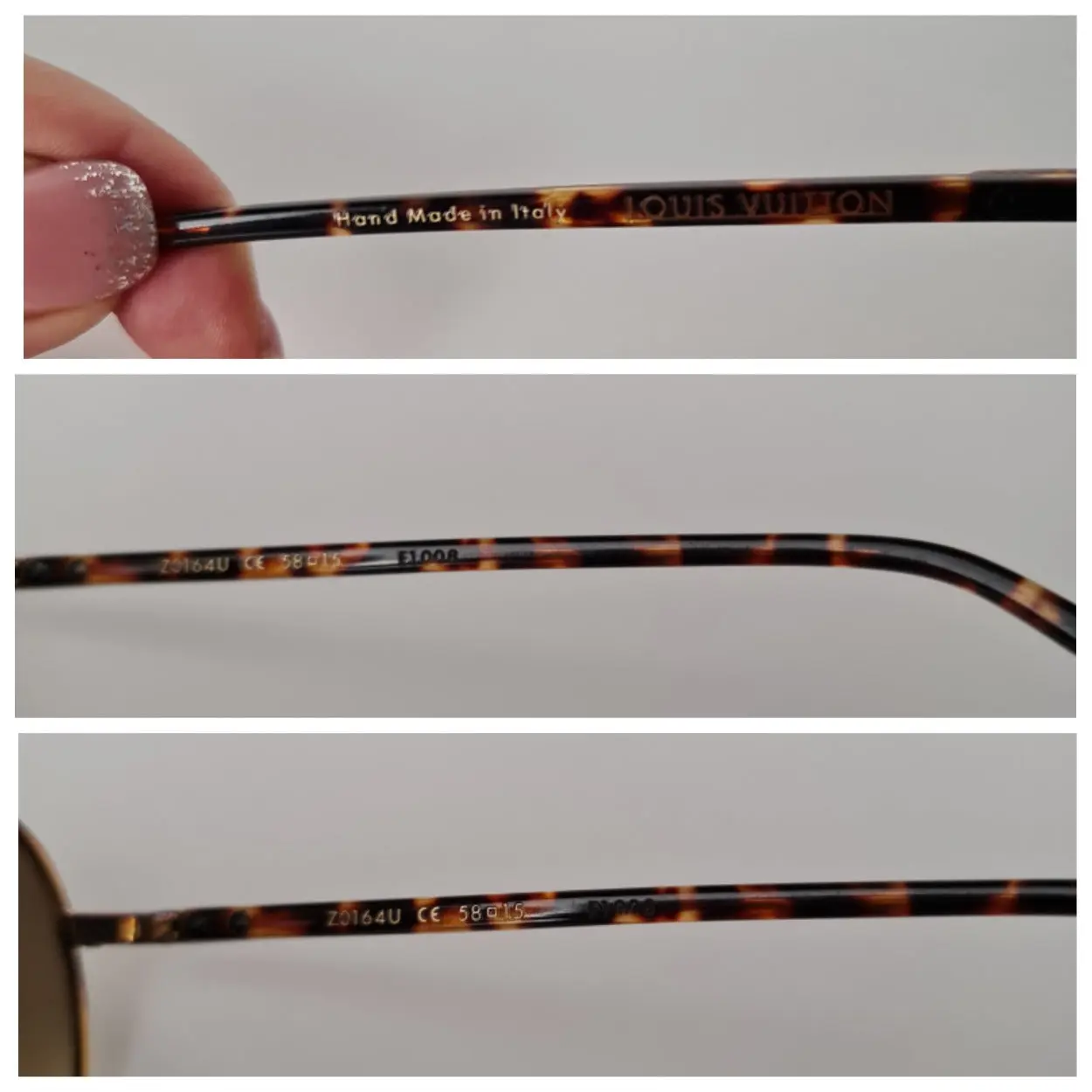 Louis Vuitton Goldtone Monogram Pilote Sunglasses - Image 14