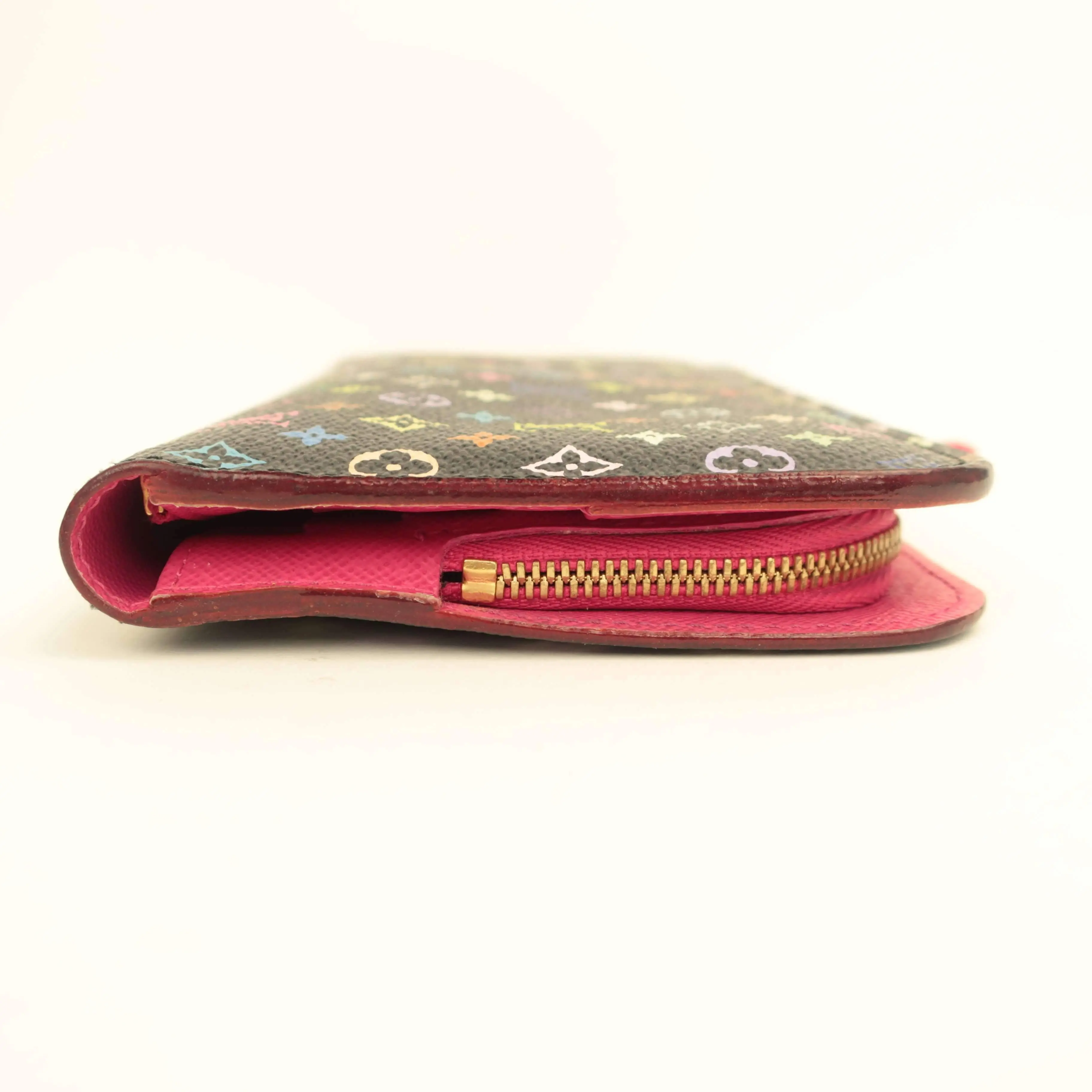 Louis Vuitton Multicolor Fuchsia Insolite Wallet - Image 6