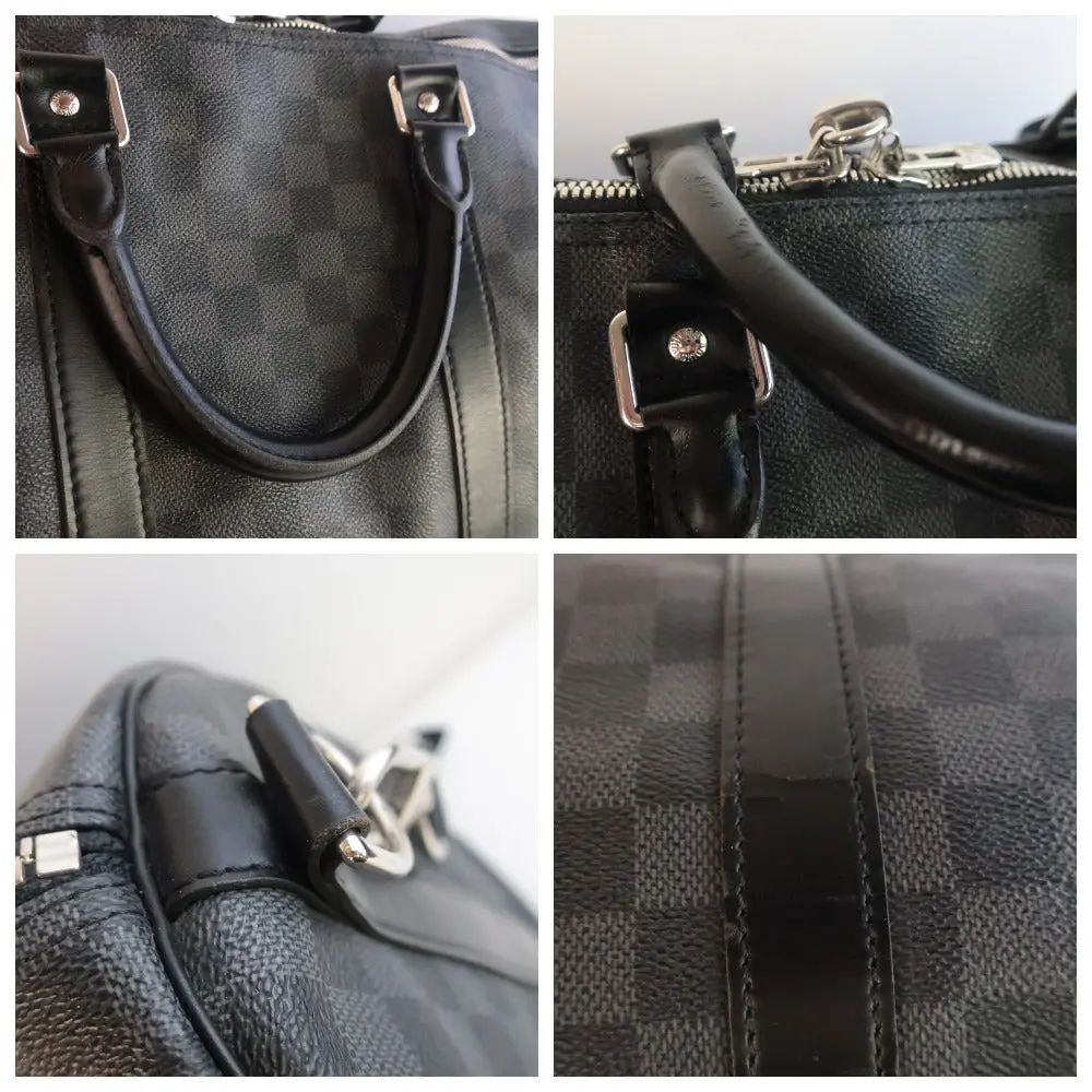 Louis Vuitton Keepall 55 Bandouliere Damier Graphite Bag - Image 6