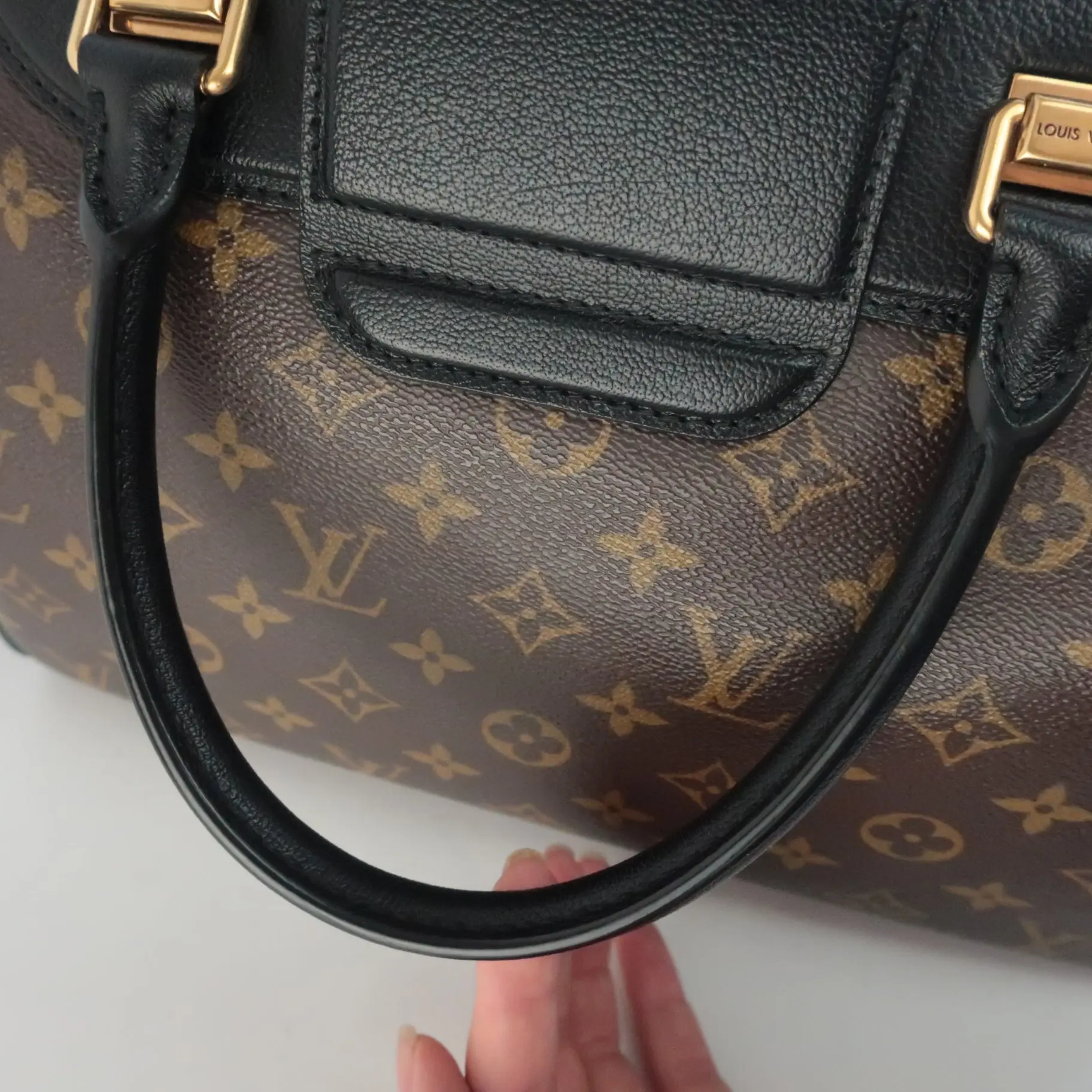 Louis Vuitton Black Monogram Golden Arrow Speedy Bag - Image 13