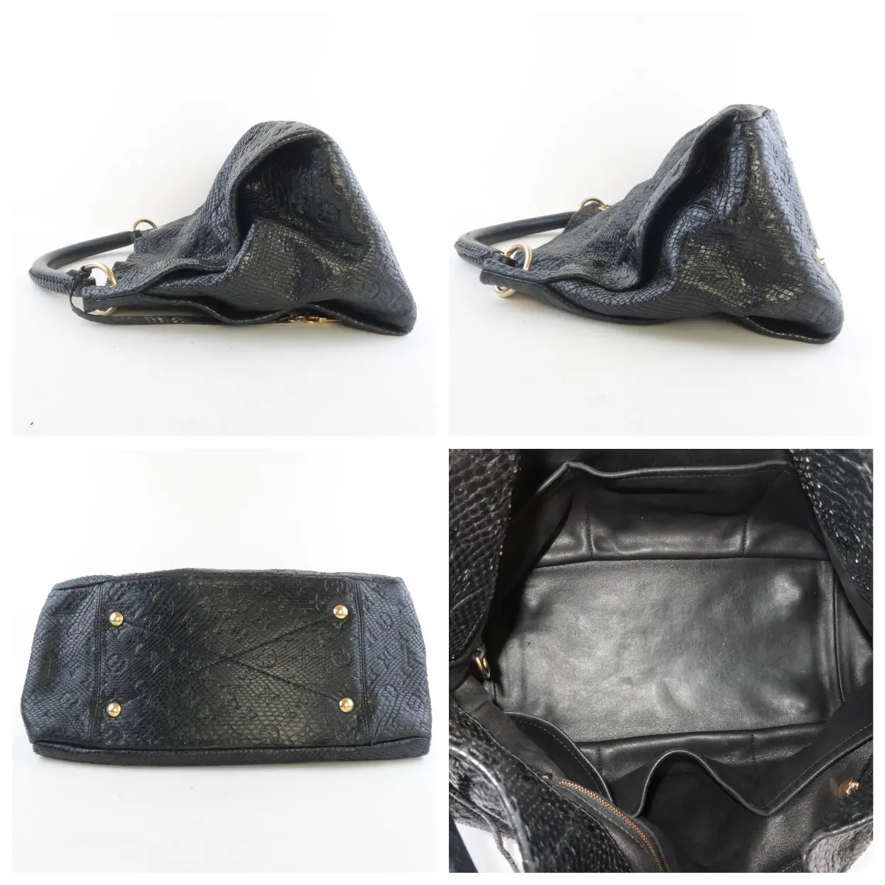 Louis Vuitton Noir Python Artsy MM Bag - Image 16