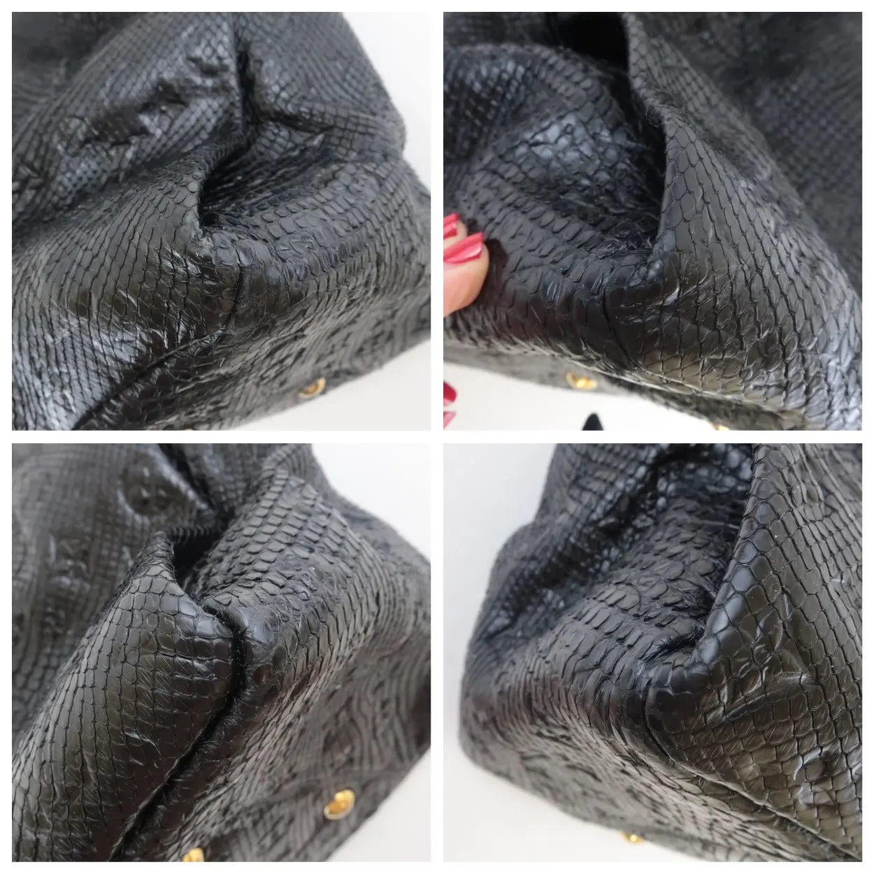 Louis Vuitton Noir Python Artsy MM Bag - Image 17