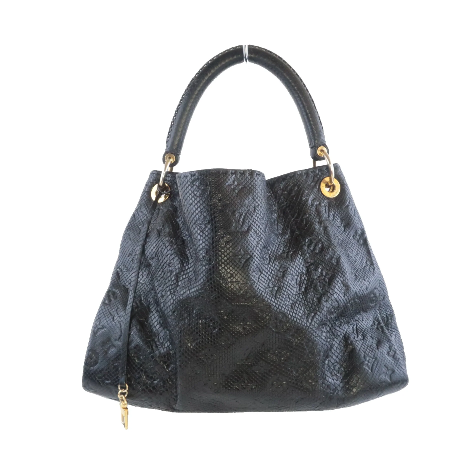 Louis Vuitton Noir Python Artsy MM Bag - Image 4