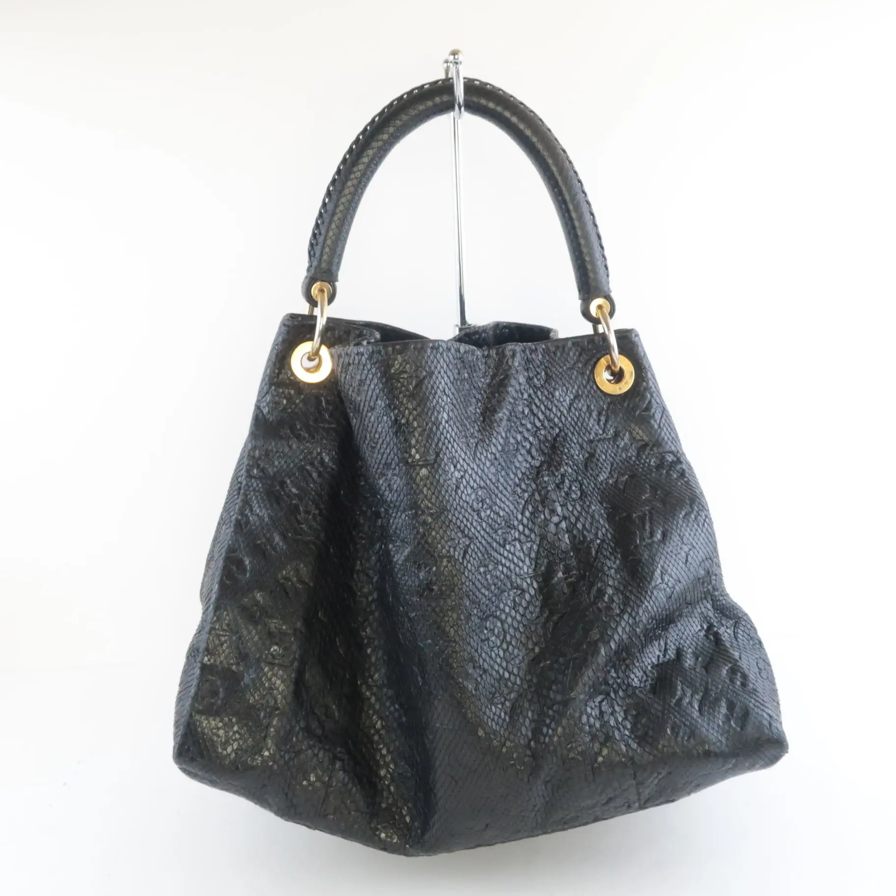 Louis Vuitton Noir Python Artsy MM Bag - Image 7