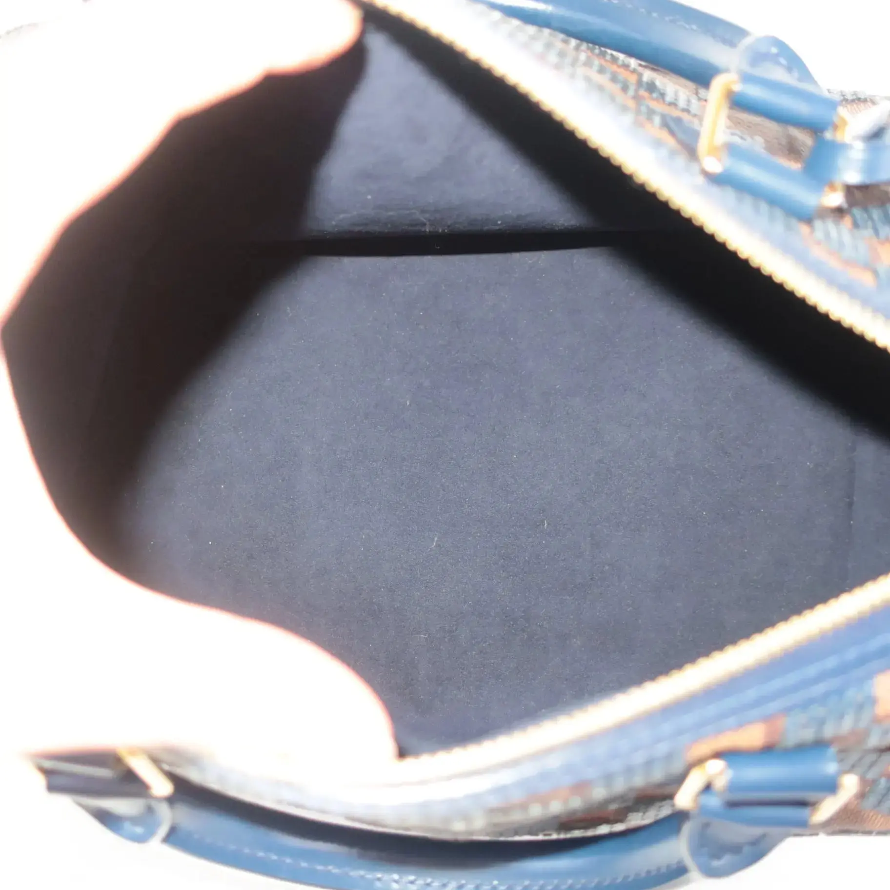 Louis Vuitton Limited Blue Paillettes Speedy 30 Bag - Image 6