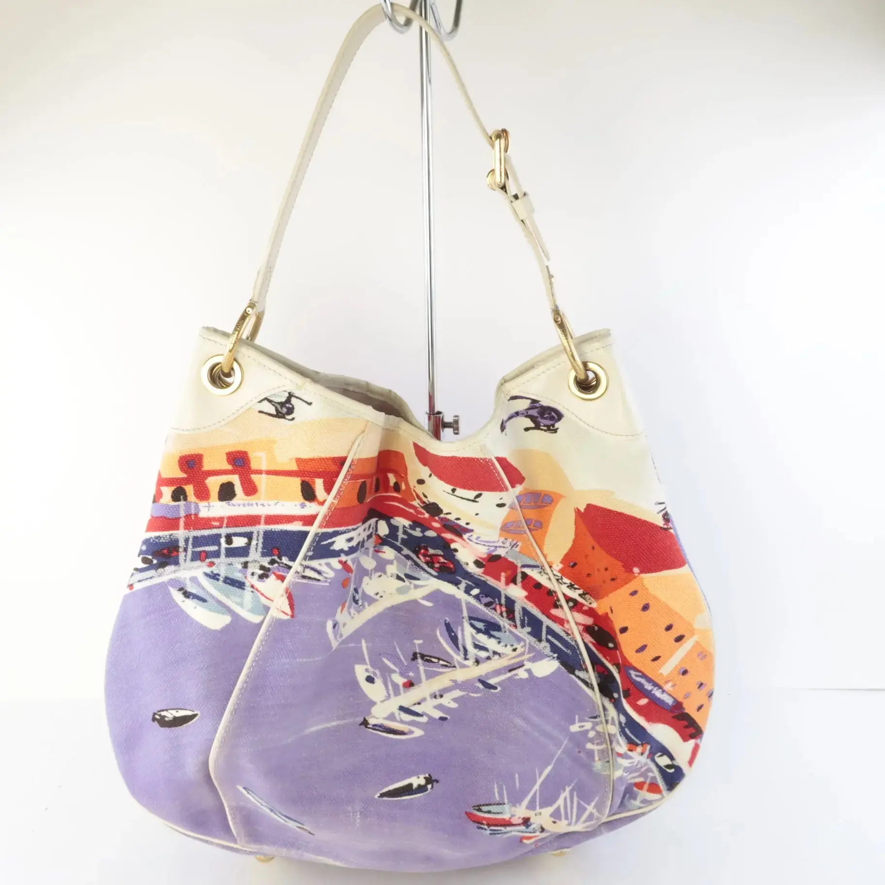 Louis Vuitton Limited Edition Canvas Riviera Galliera GM Bag - Image 4