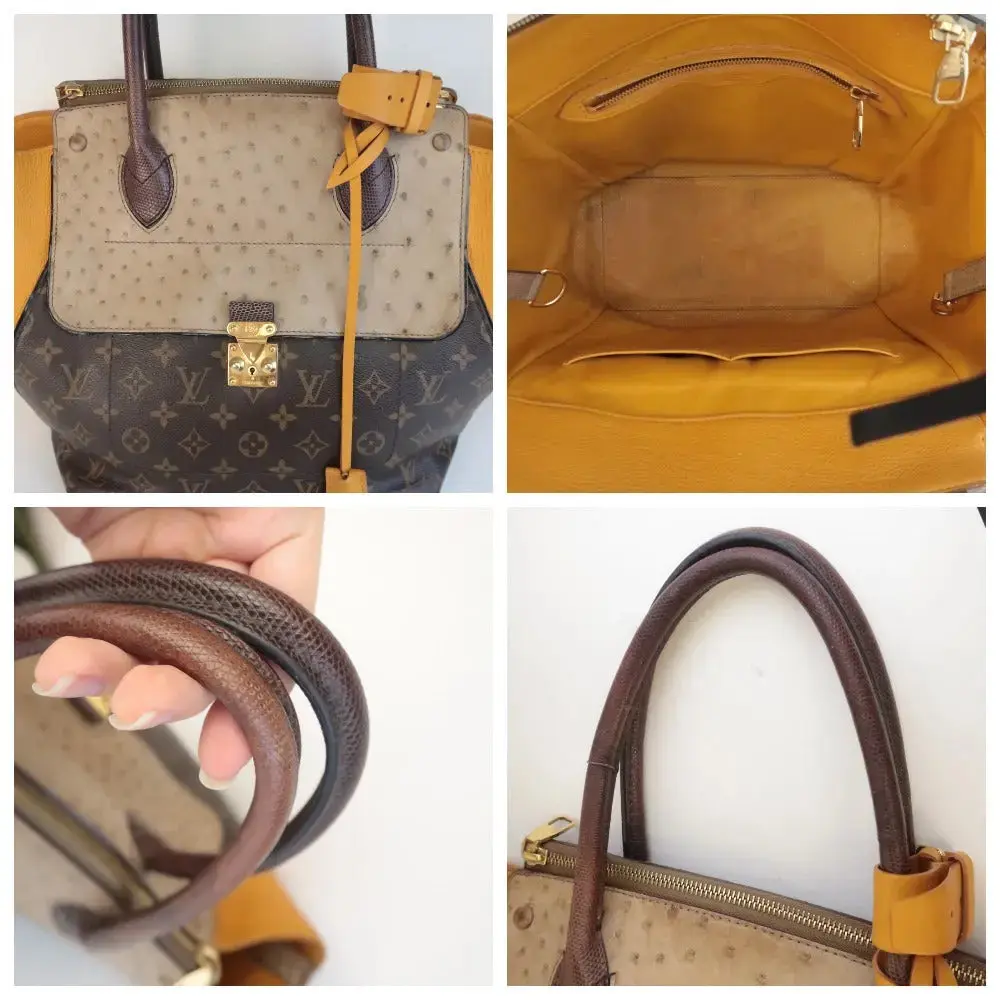 Louis Vuitton Limited Edition Exotics Ostrich Le Majestueux Bag - Image 12