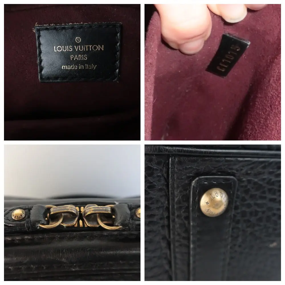 Louis Vuitton Black Limited Edition Leather Mizi Vienna Bag - Image 17