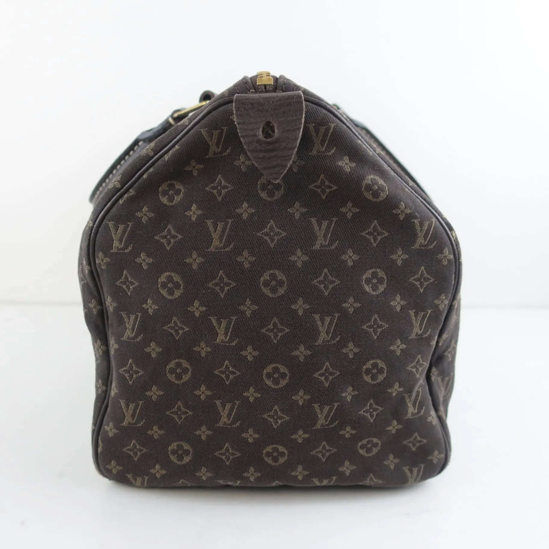 Louis Vuitton Limited Edition Mini Lin Speedy Denim Bag - Image 7