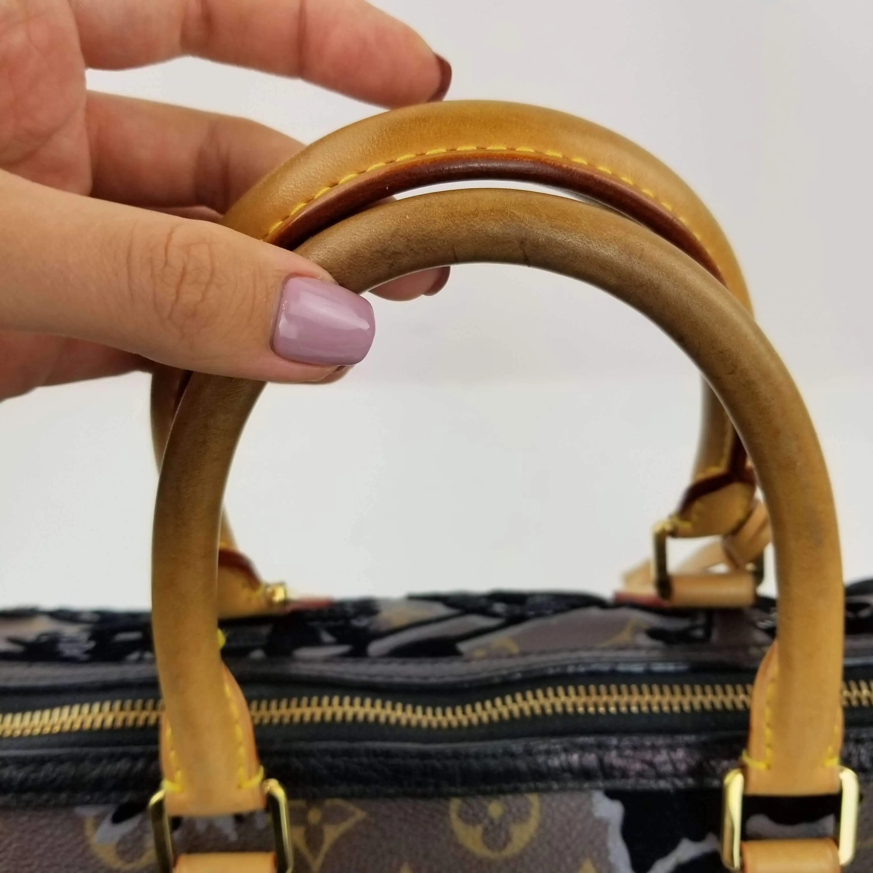 Louis Vuitton Limited Edition Monogram Fleur de Jais Speedy 30 Bag - Image 16