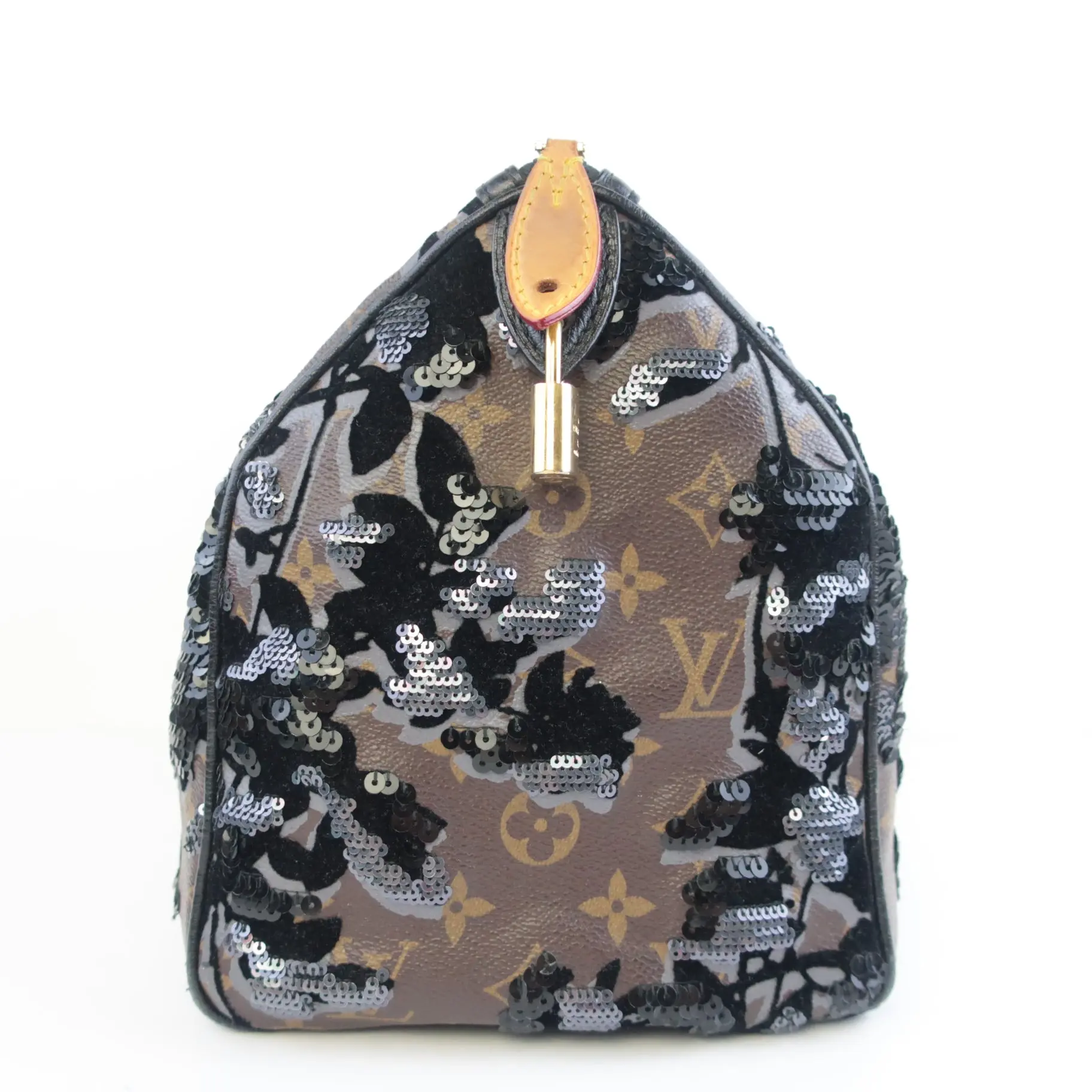 Louis Vuitton Limited Edition Monogram Fleur de Jais Speedy 30 Bag - Image 19