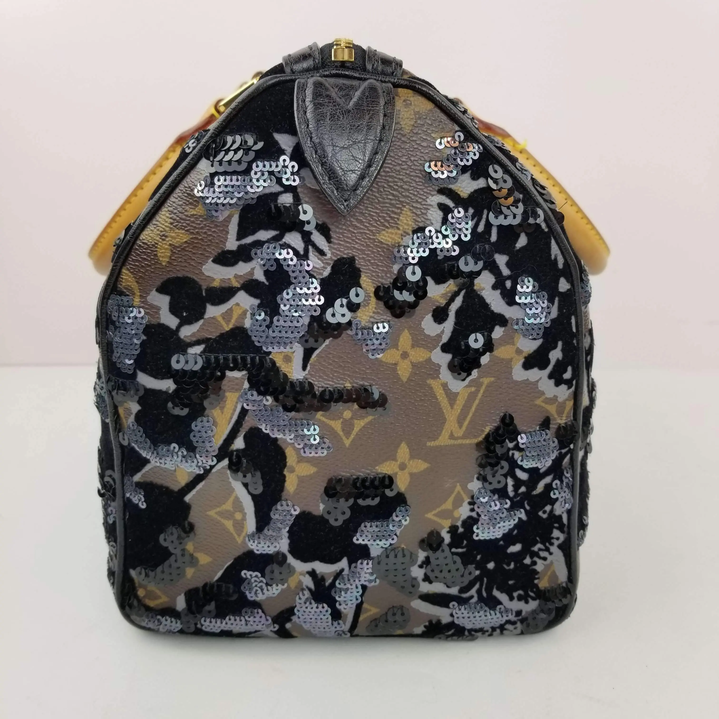 Louis Vuitton Limited Edition Monogram Fleur de Jais Speedy 30 Bag - Image 34