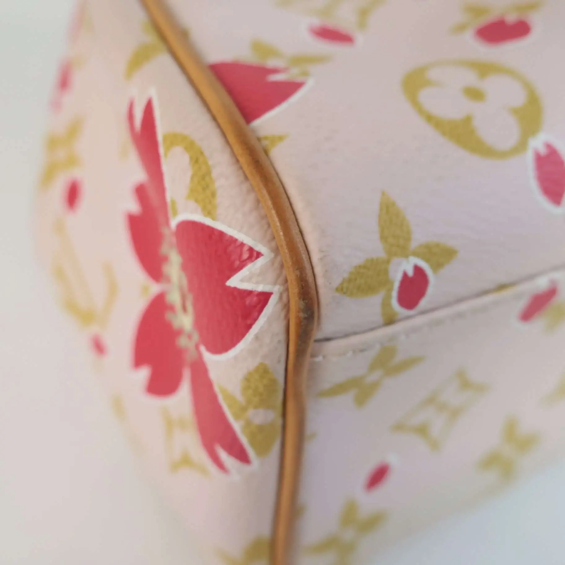 Louis Vuitton Limited Edition Pink Cherry Blossom Sac Retro Bag - Image 13