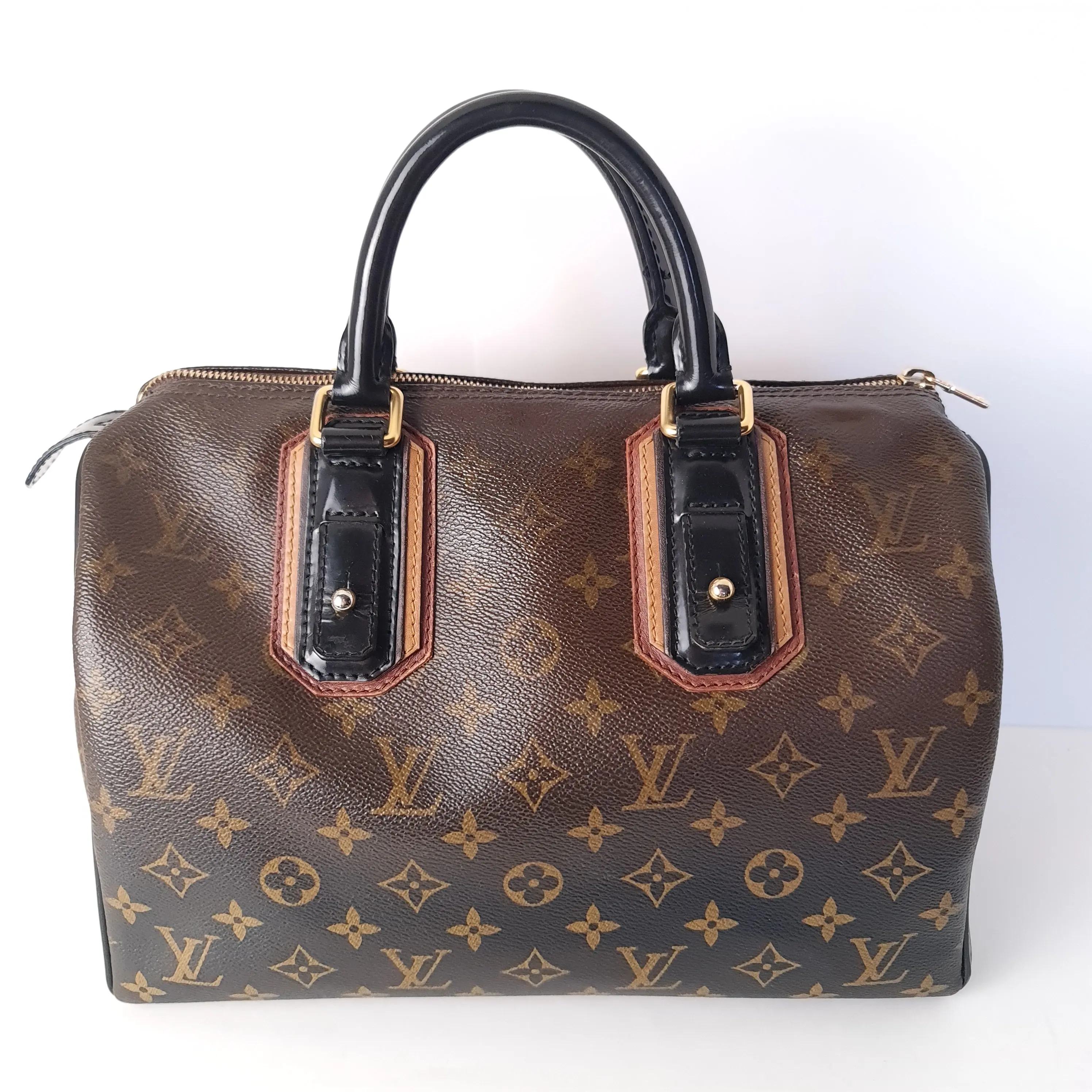 Louis Vuitton Limited Edition Speedy 30 Mirage Noir Handbag - Image 2