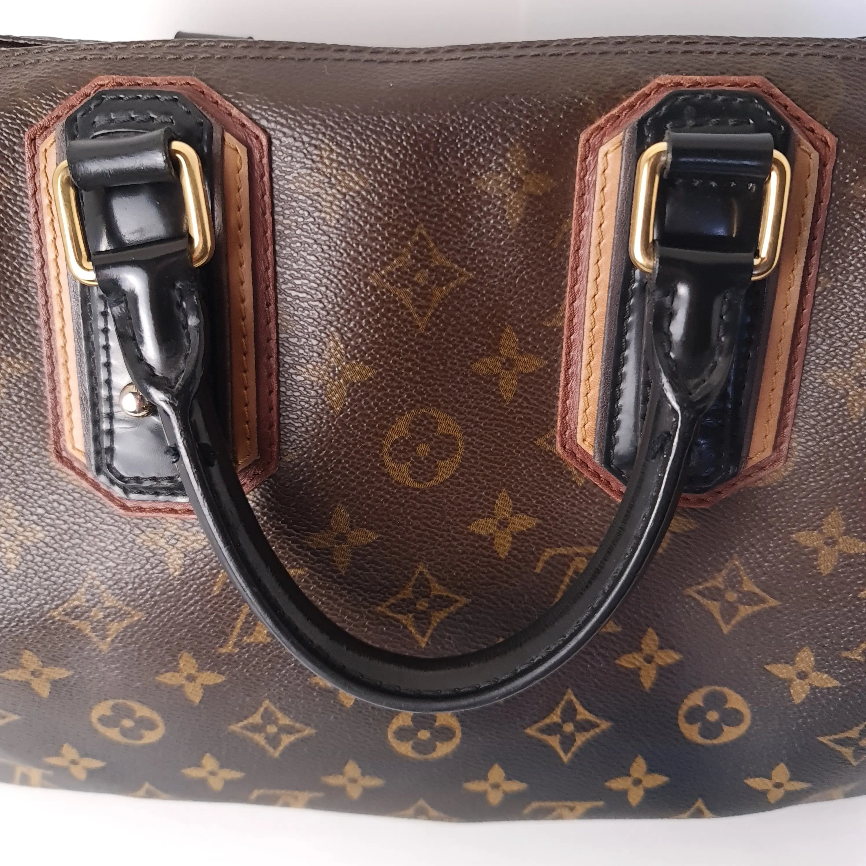 Louis Vuitton Limited Edition Speedy 30 Mirage Noir Handbag - Image 6