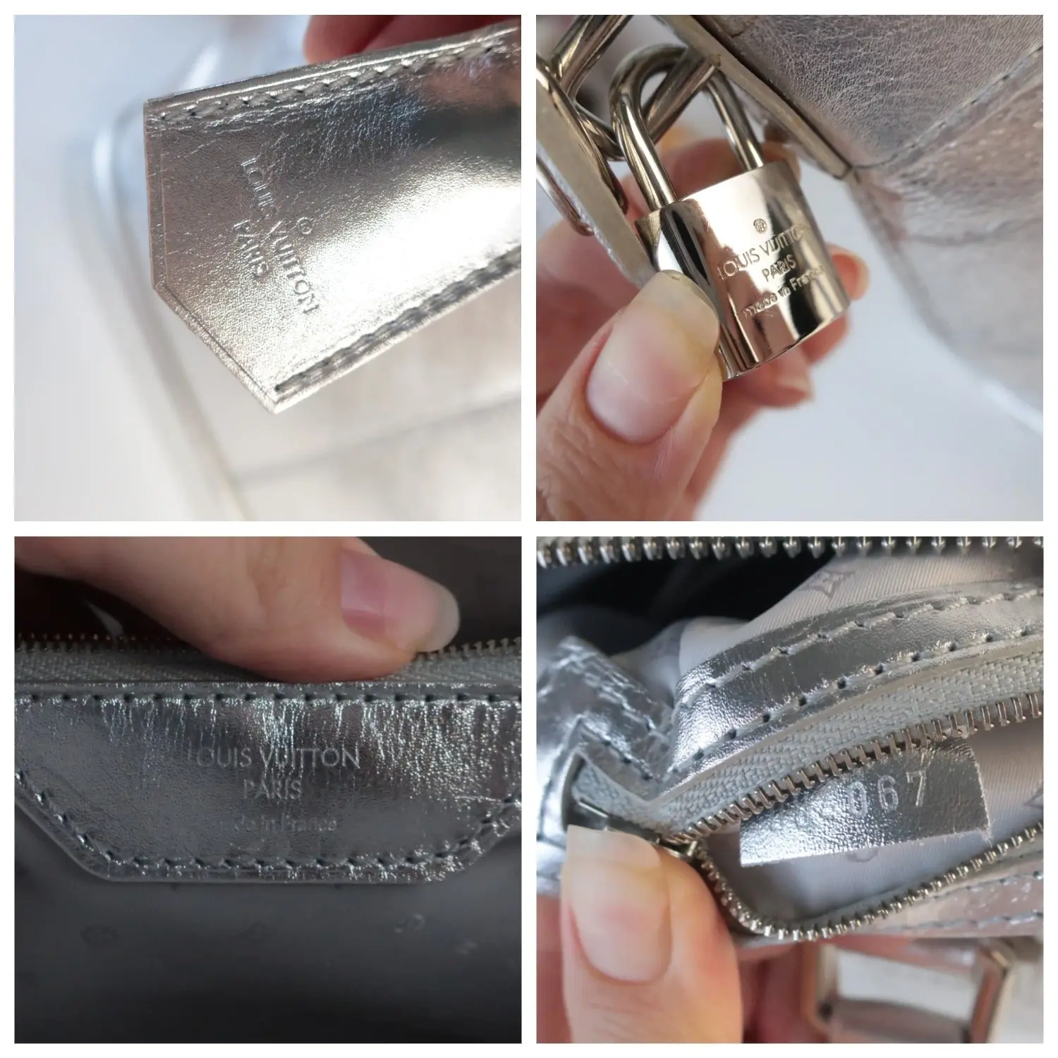 Louis Vuitton Lockit MM Silver - Image 15