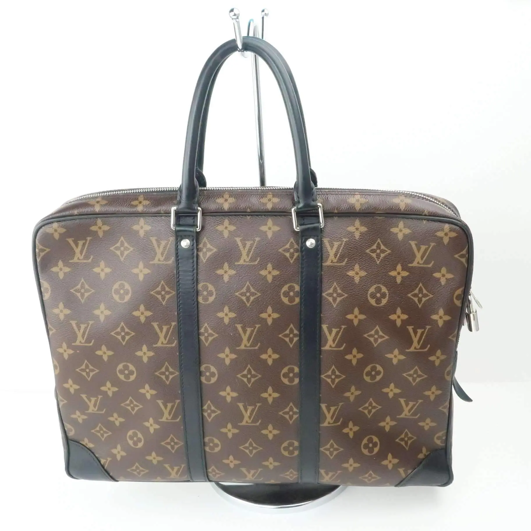 Louis Vuitton Porte-Documents Macassar Voyage Briefcase - Image 34