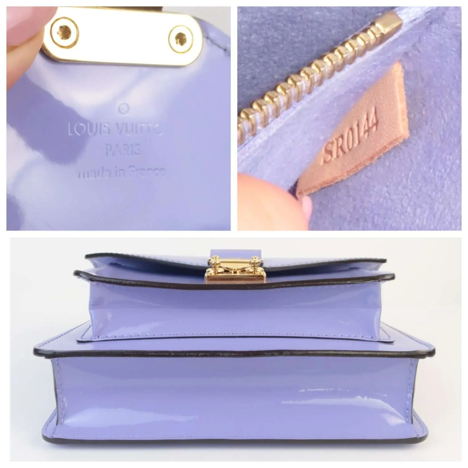 Louis Vuitton Monceau BB Lilas Vernis Bag - Image 11