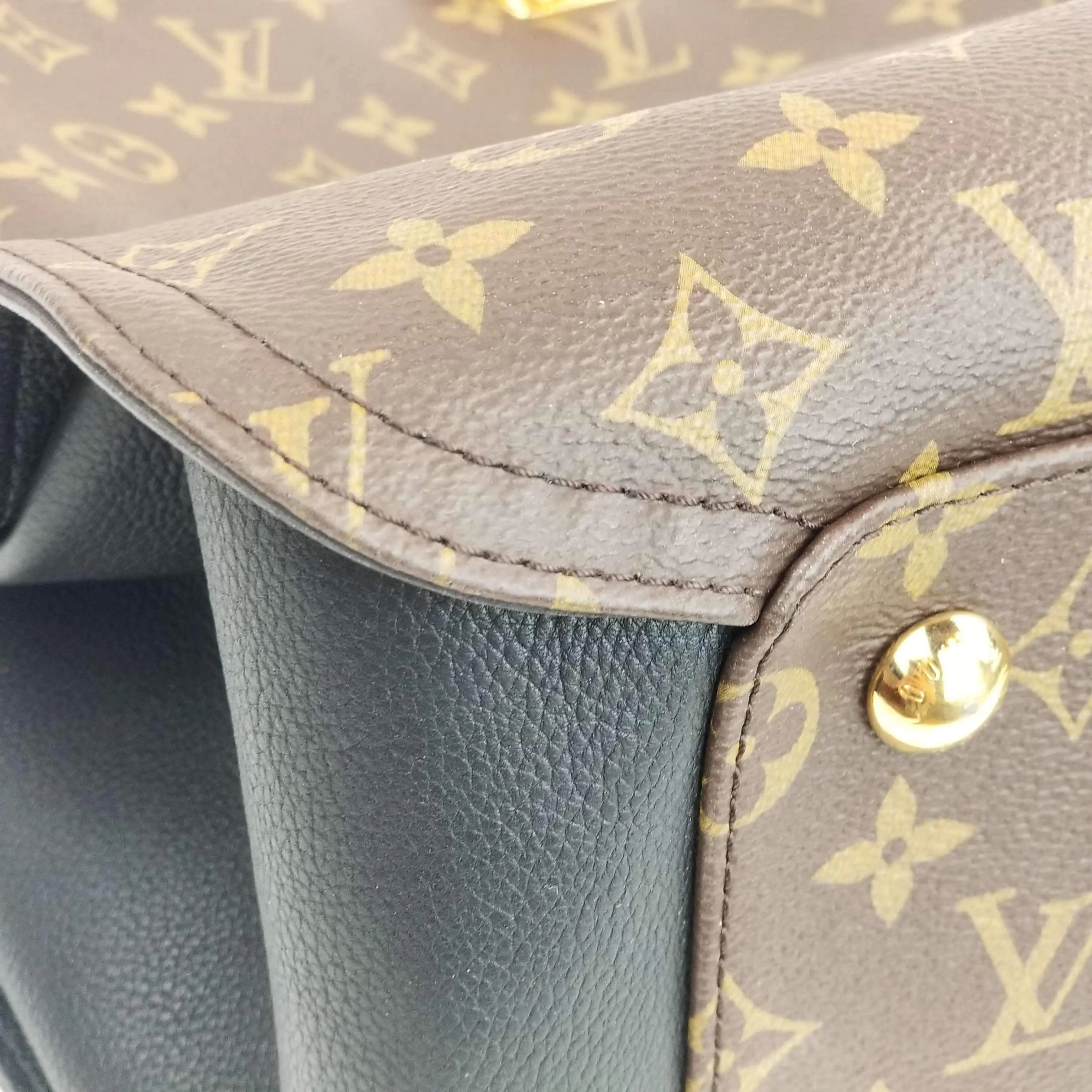 Louis Vuitton Monogram Canvas Noir Black Gaia Bag - Image 11
