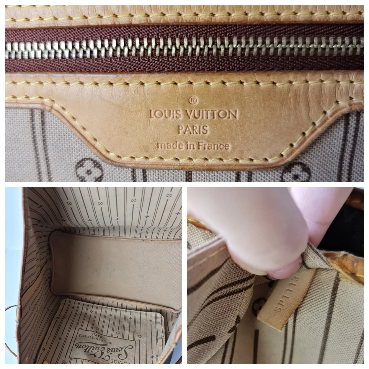 Louis Vuitton Monogram Canvas Neverfull GM Shoulder Bag (750) - Image 10