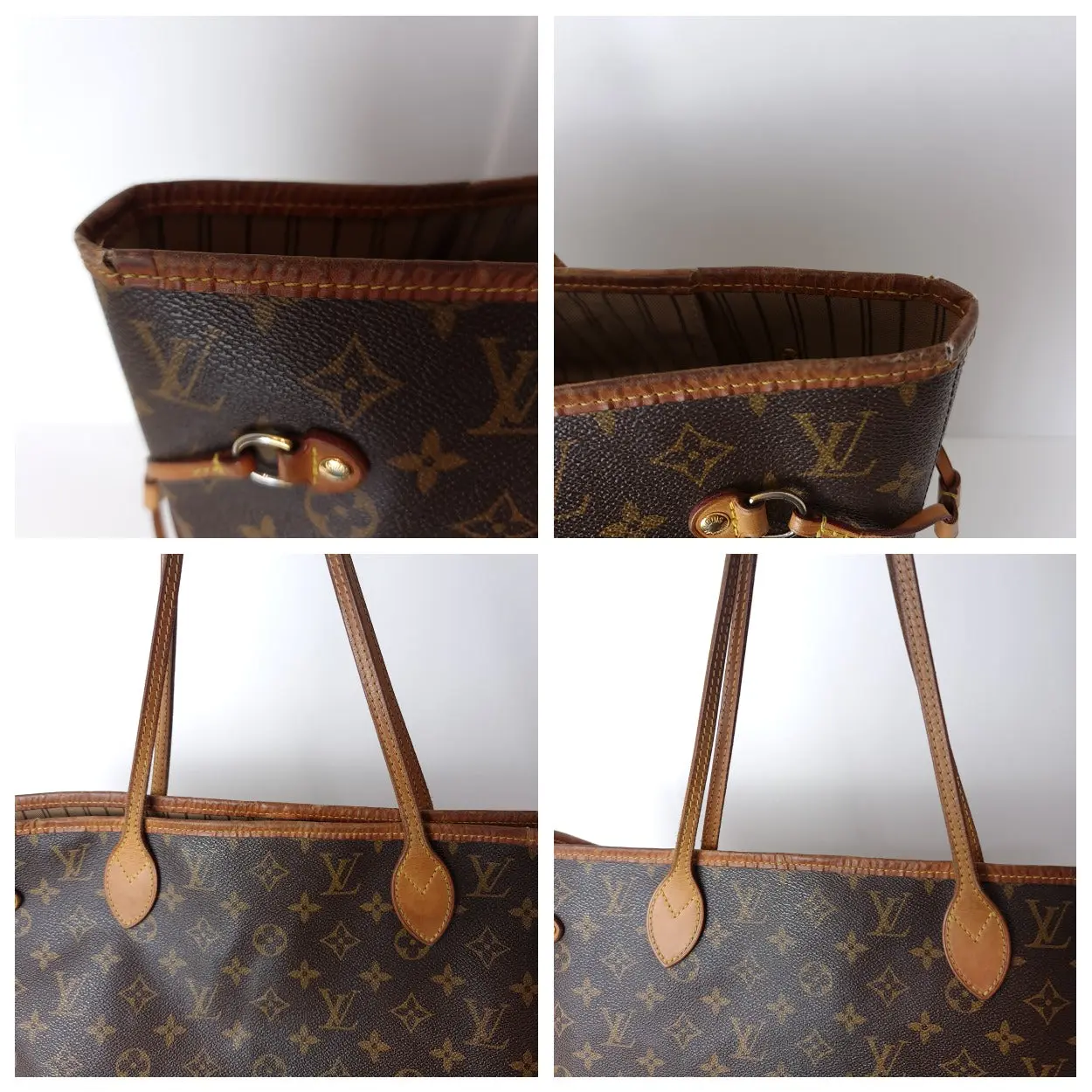 Louis Vuitton Monogram Canvas Neverfull MM Bag (760) - Image 9