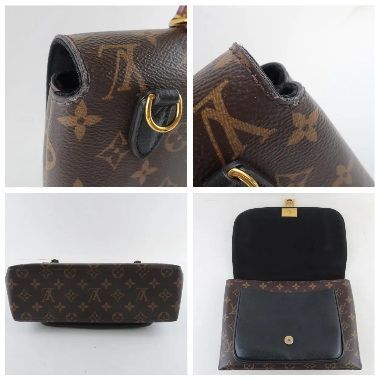 Louis Vuitton Monogram Canvas Noir Marignan Crossbody Bag - Image 13