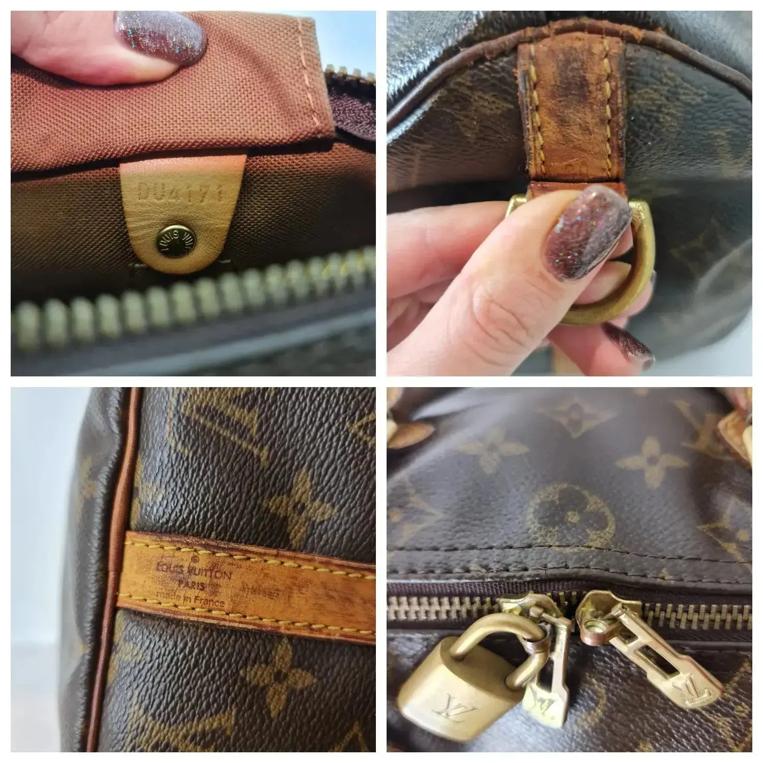 Louis Vuitton Monogram Canvas Speedy 30 Bandouliere Bag (with faded initials) (784) - Image 16
