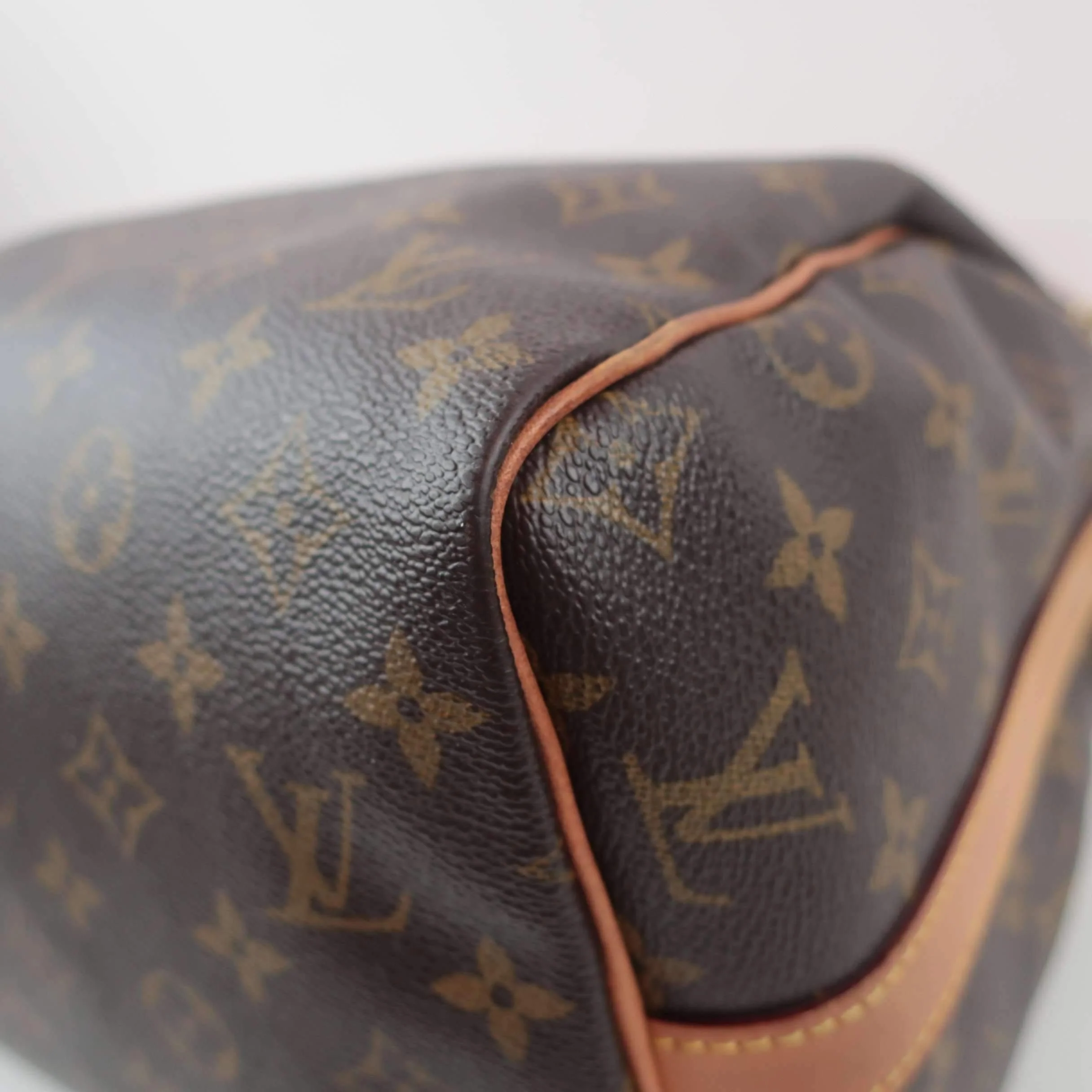 Louis Vuitton Monogram Canvas Speedy 30 Bandouliere Bag (with initials) - Image 14
