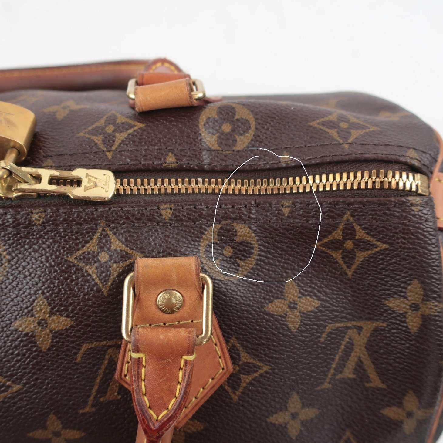 Louis Vuitton Monogram Canvas Speedy 30 Bandouliere Bag (with initials) - Image 24